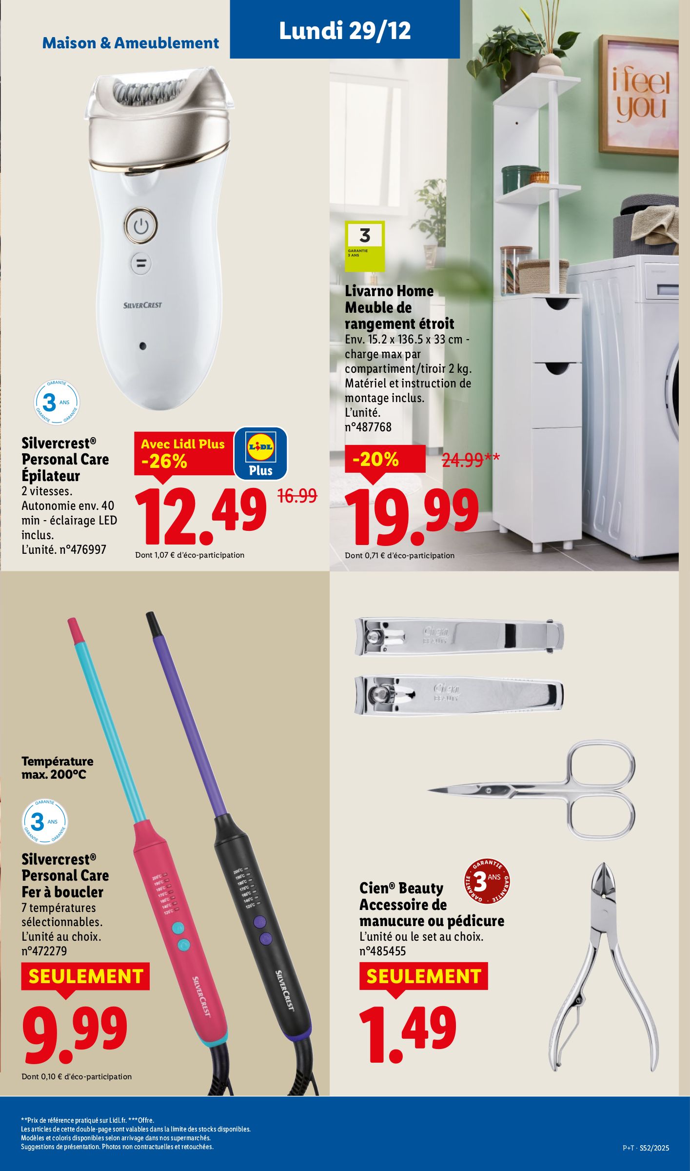 lidl - Catalogue Lidl - Les bonnes affaires de la semaine valable du 29/12 au 03/01 - page: 7
