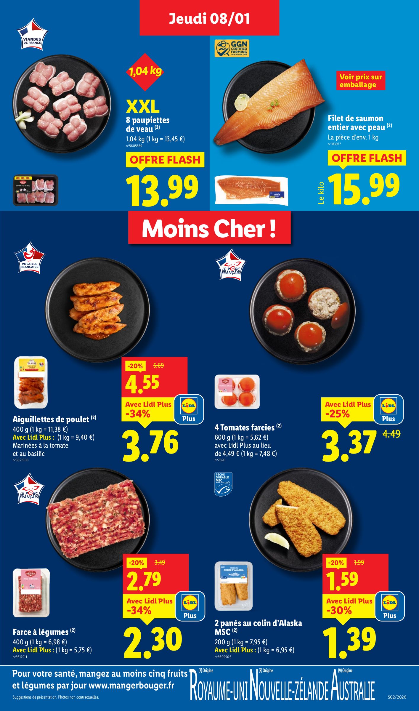 lidl - Catalogue Lidl - Les promos de la semaine valable du 08/01 au 14/01 - page: 7