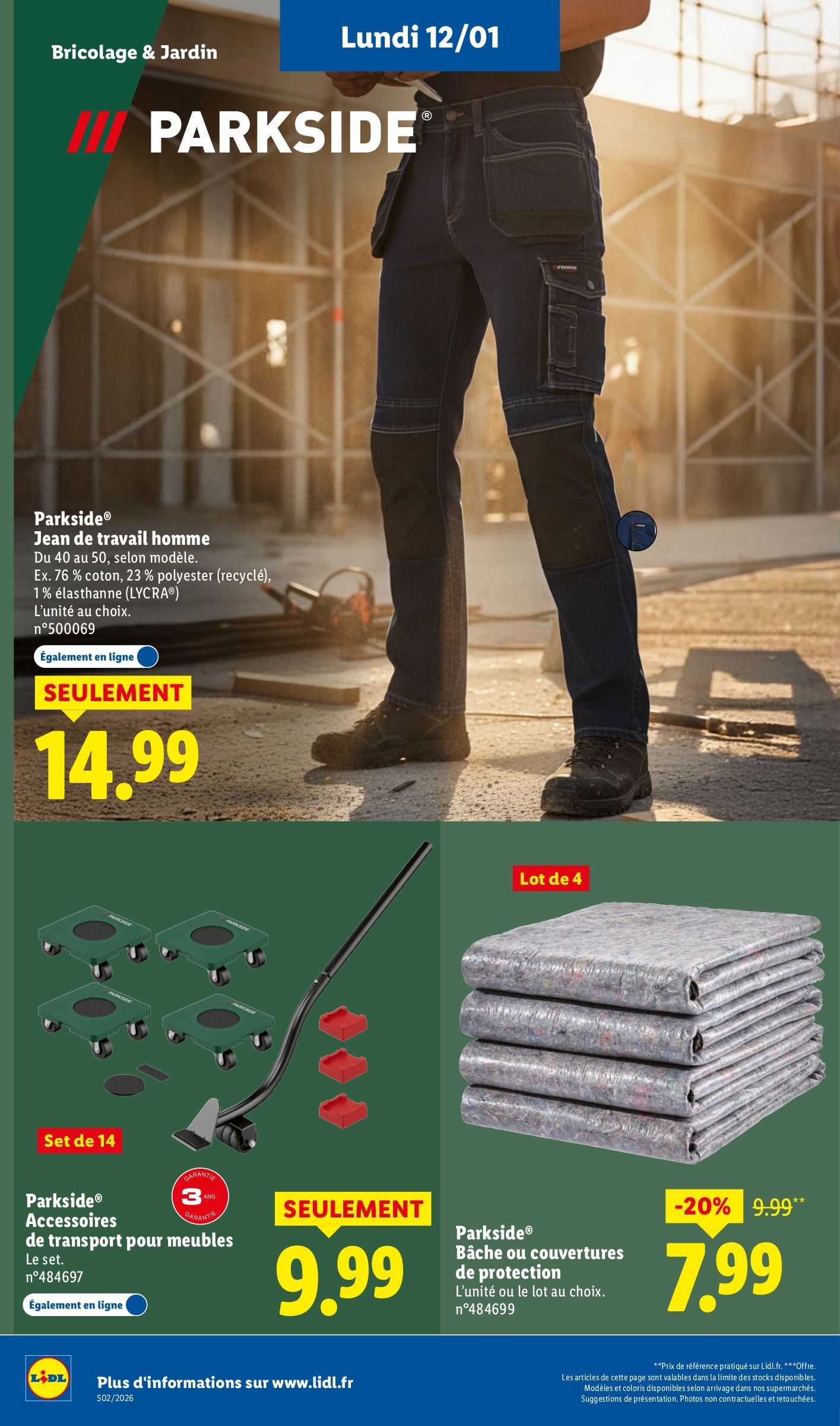 lidl - Catalogue Lidl - Les promos de la semaine valable du 08/01 au 14/01 - page: 70