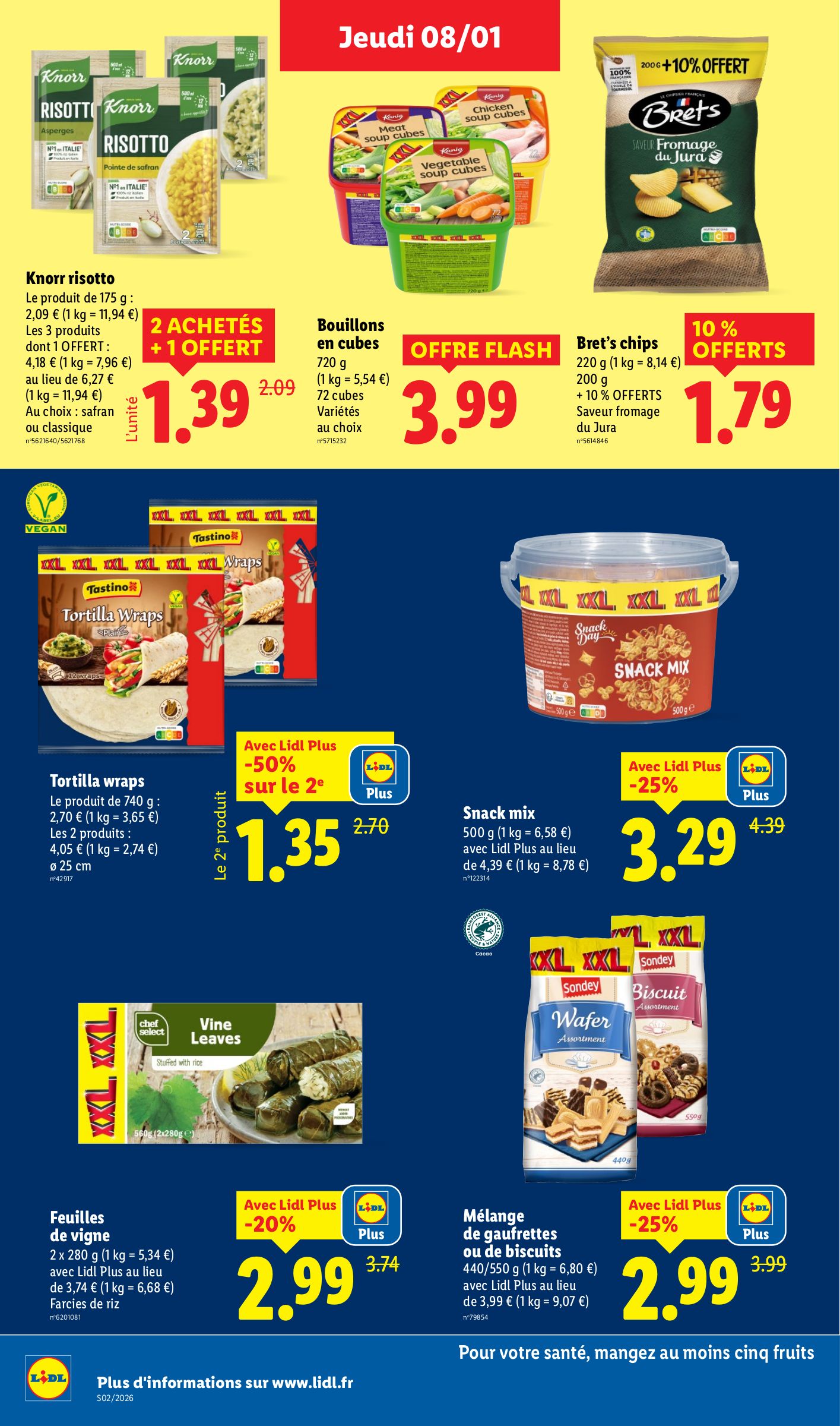 lidl - Catalogue Lidl - Les promos de la semaine valable du 08/01 au 14/01 - page: 20