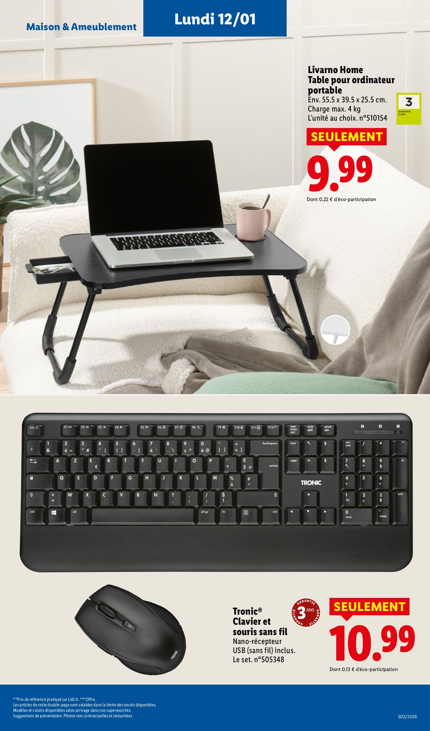 lidl - Catalogue Lidl - Les promos de la semaine valable du 08/01 au 14/01 - page: 63