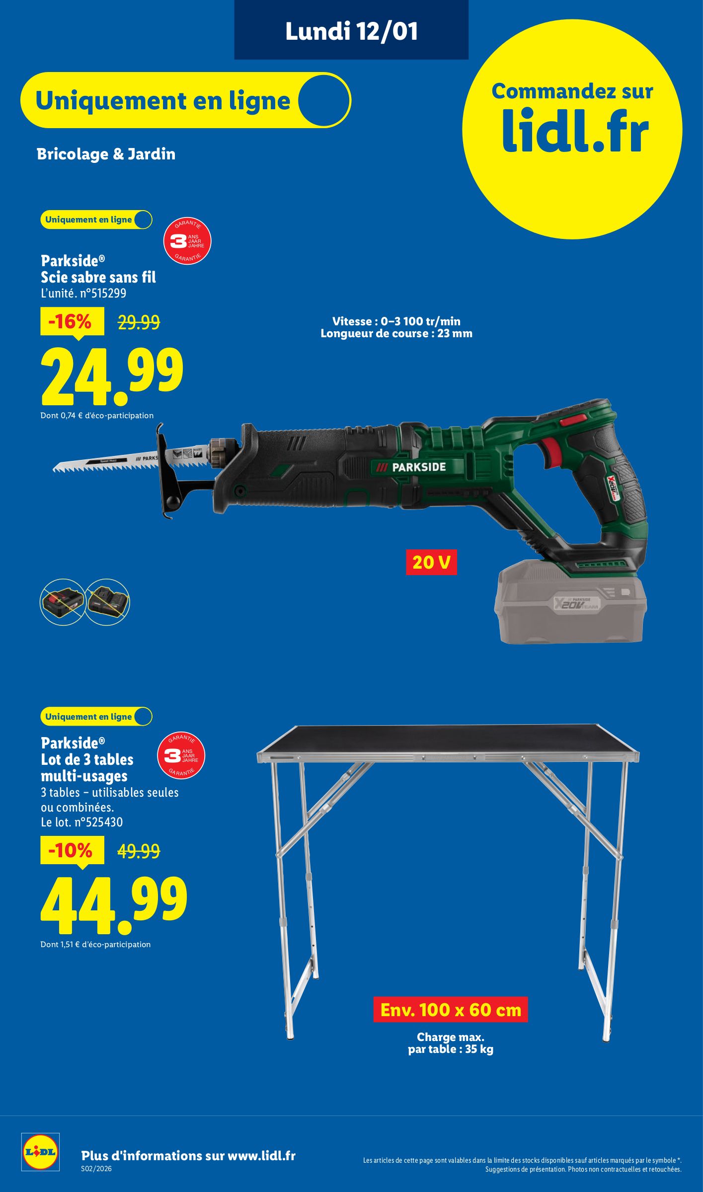lidl - Catalogue Lidl - Les promos de la semaine valable du 08/01 au 14/01 - page: 78