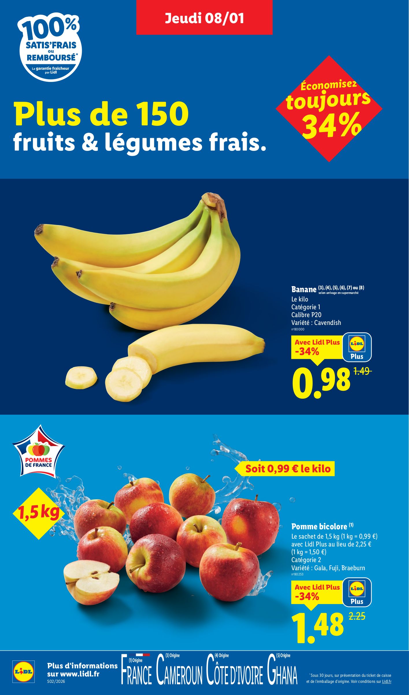 lidl - Catalogue Lidl - Les promos de la semaine valable du 08/01 au 14/01 - page: 2