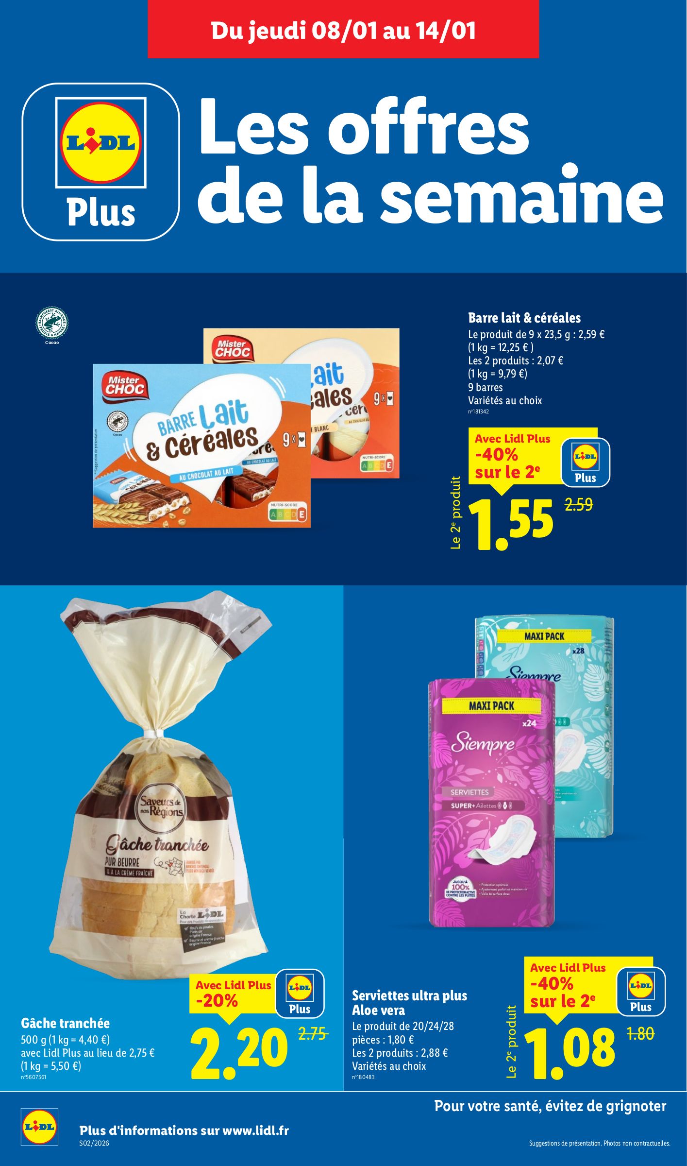 lidl - Catalogue Lidl - Les promos de la semaine valable du 08/01 au 14/01 - page: 10