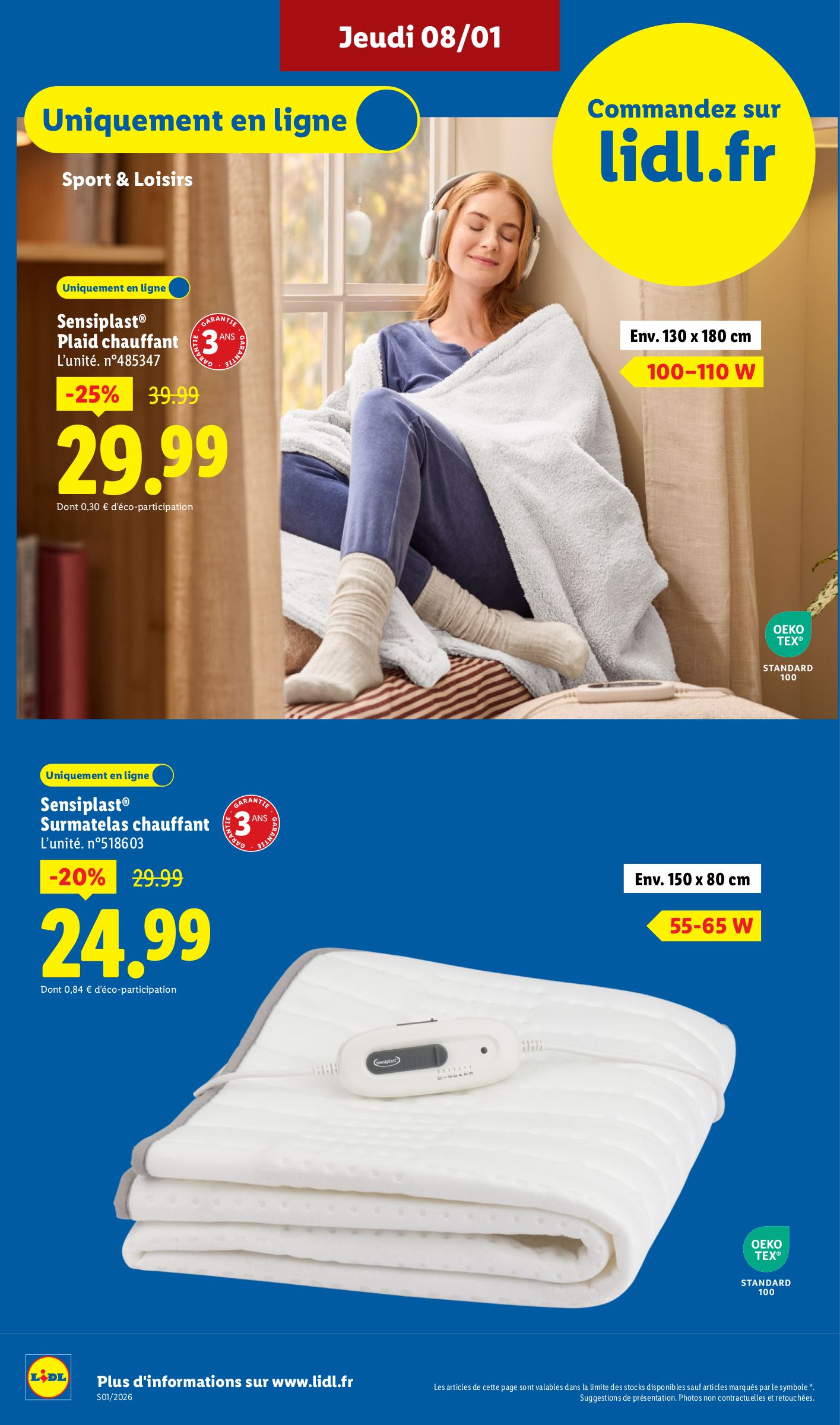 lidl - Catalogue Lidl - Les promos de la semaine valable du 08/01 au 14/01 - page: 58