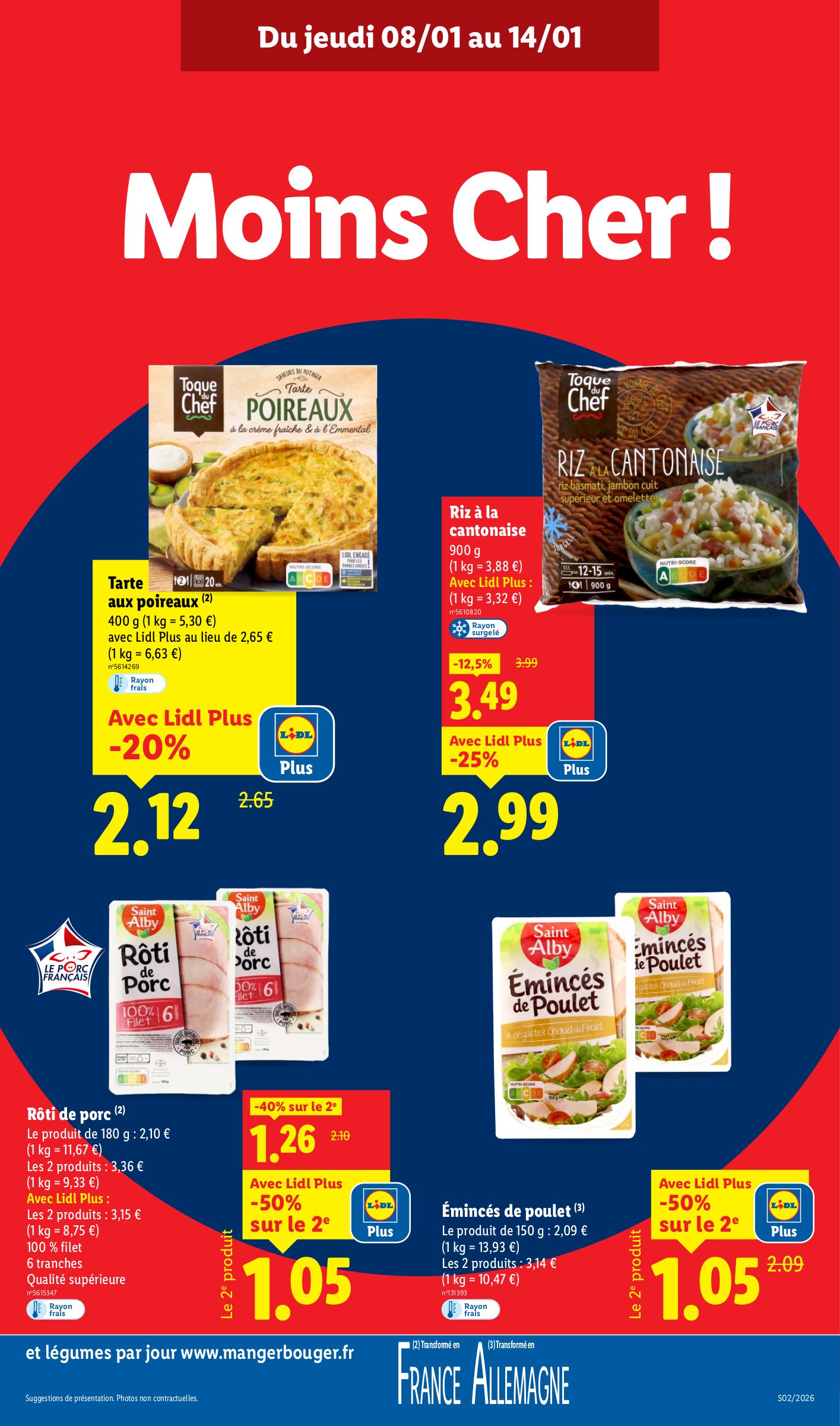 lidl - Catalogue Lidl - Les promos de la semaine valable du 08/01 au 14/01 - page: 13