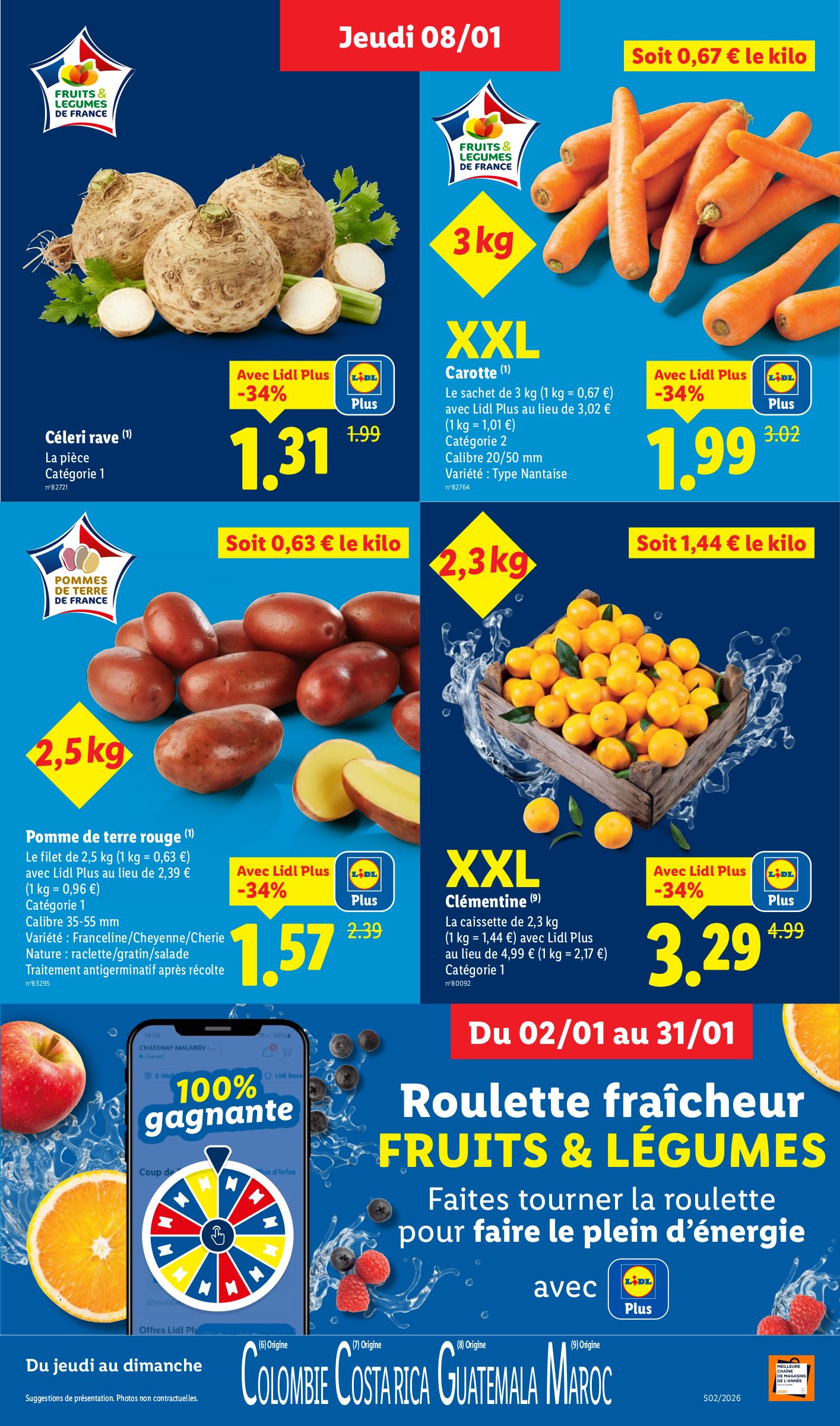 lidl - Catalogue Lidl - Les promos de la semaine valable du 08/01 au 14/01 - page: 3