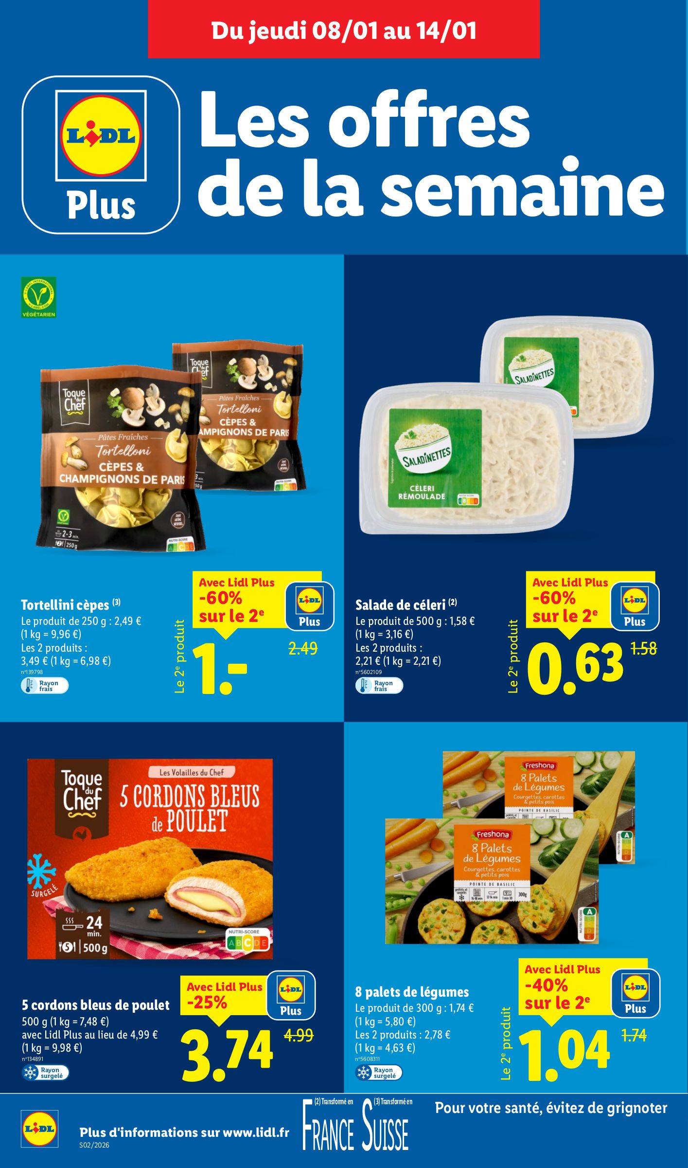 lidl - Catalogue Lidl - Les promos de la semaine valable du 08/01 au 14/01 - page: 8