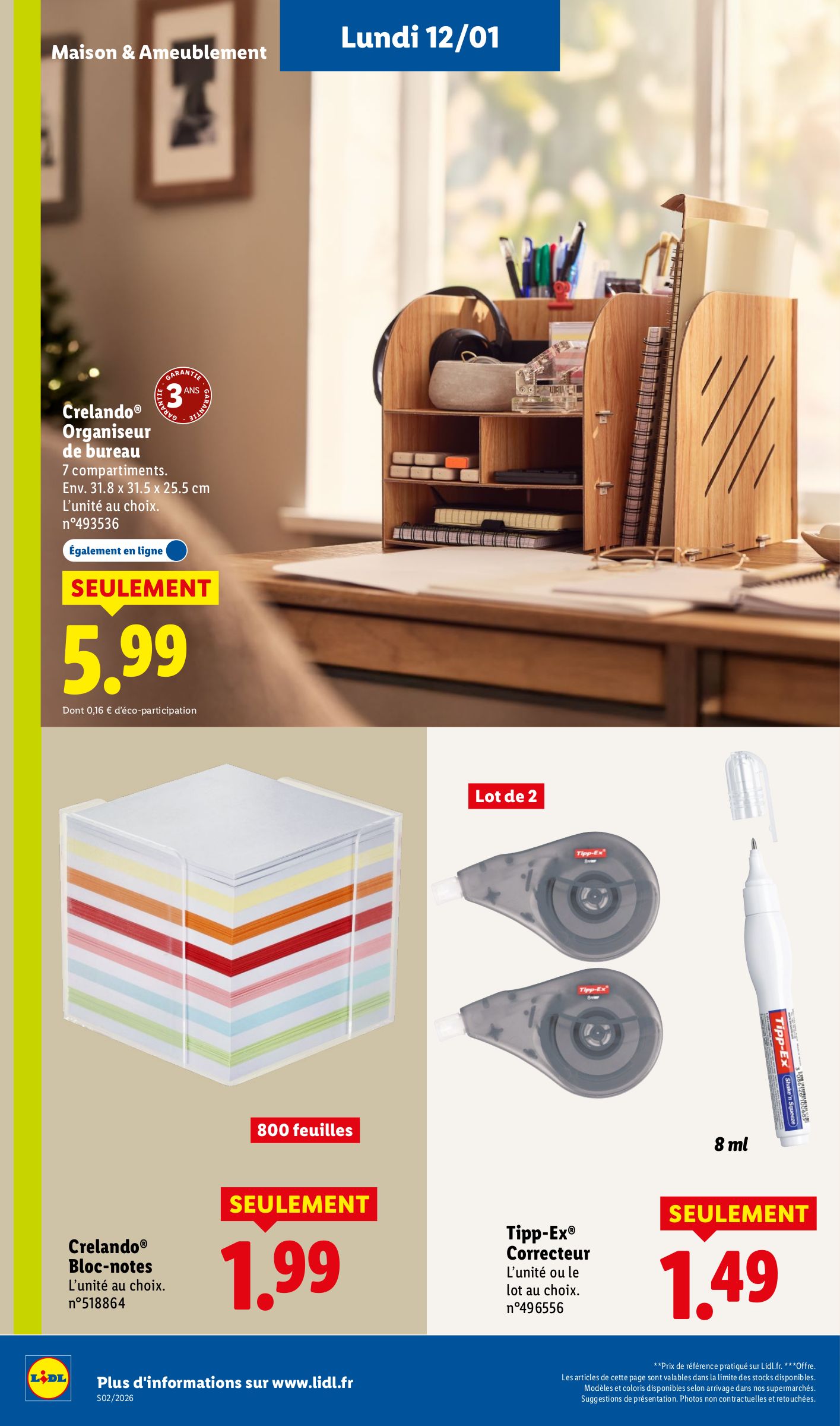 lidl - Catalogue Lidl - Les promos de la semaine valable du 08/01 au 14/01 - page: 64