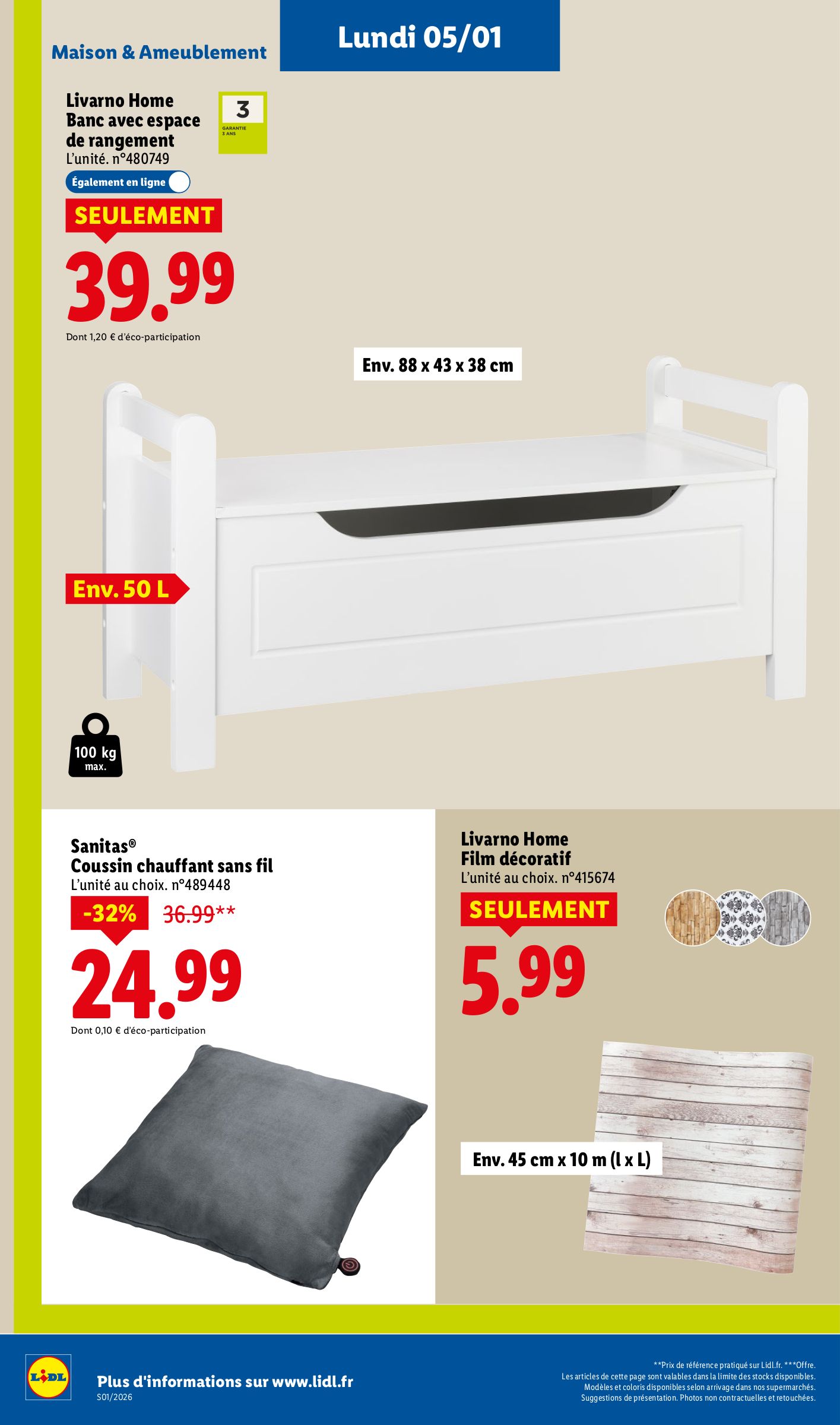 lidl - Catalogue Lidl - Les bonnes affaires de la semaine valable du 03/01 au 05/01 - page: 28