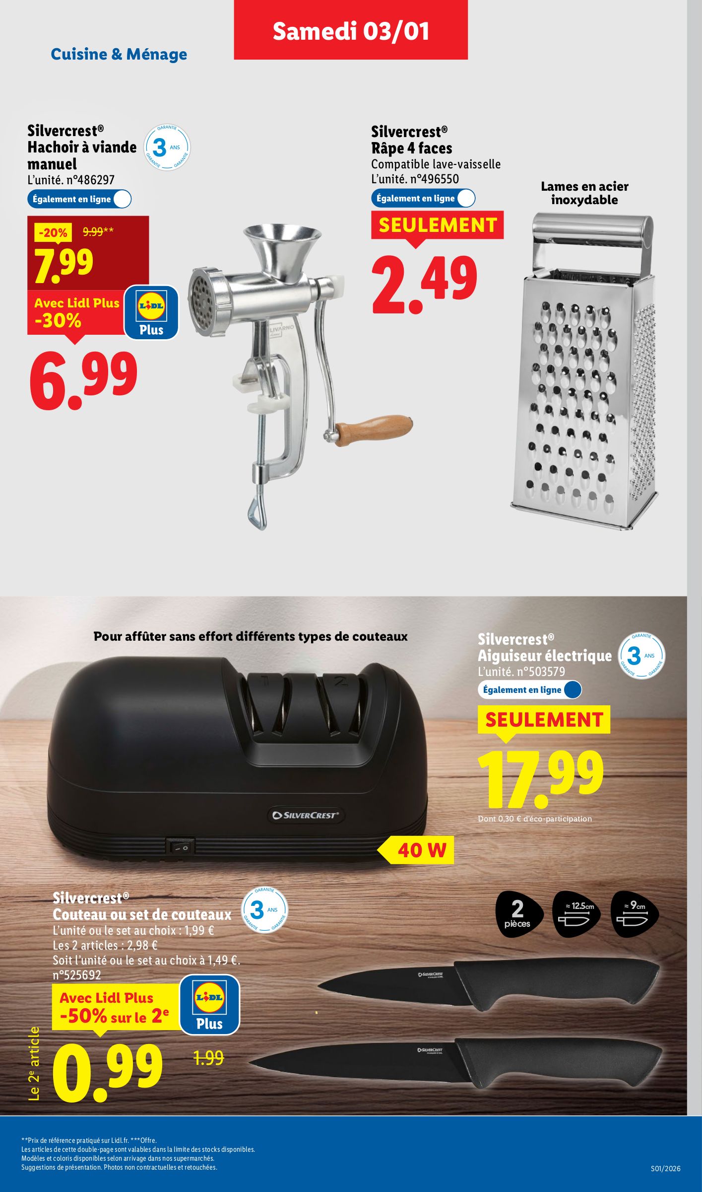 lidl - Catalogue Lidl - Les bonnes affaires de la semaine valable du 03/01 au 05/01 - page: 9