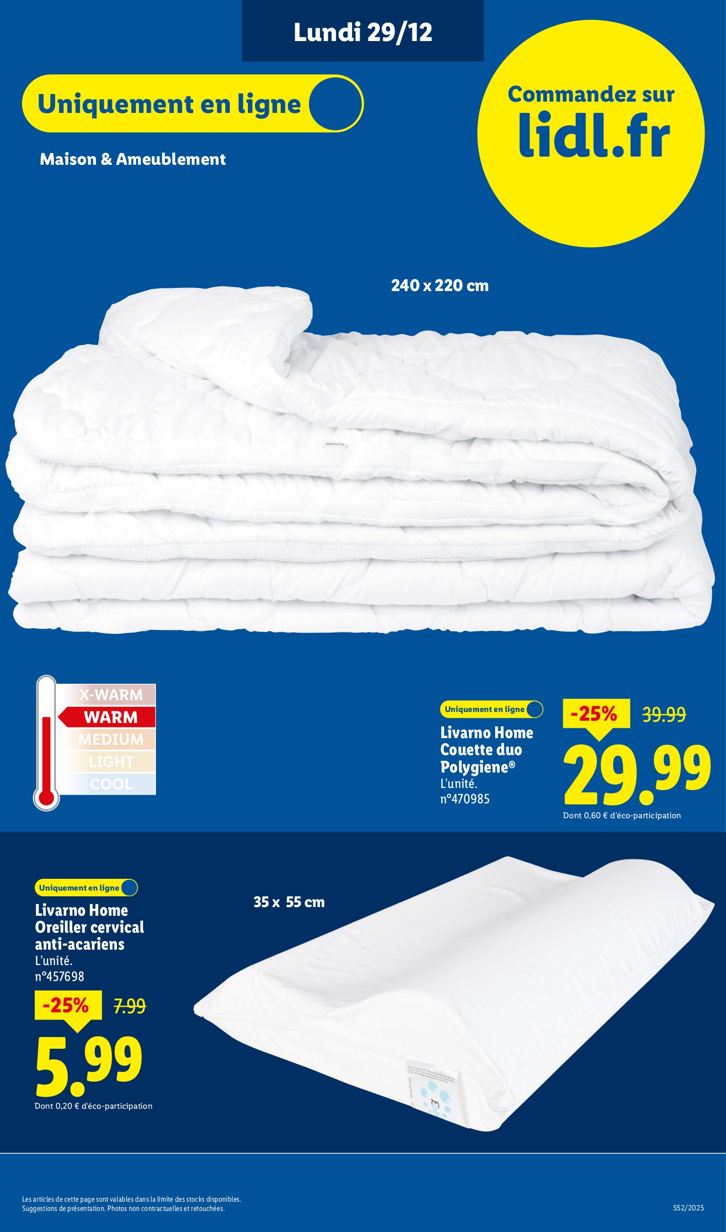 lidl - Catalogue Lidl - Exclu Web valable du 29/12 au 03/01 - page: 5