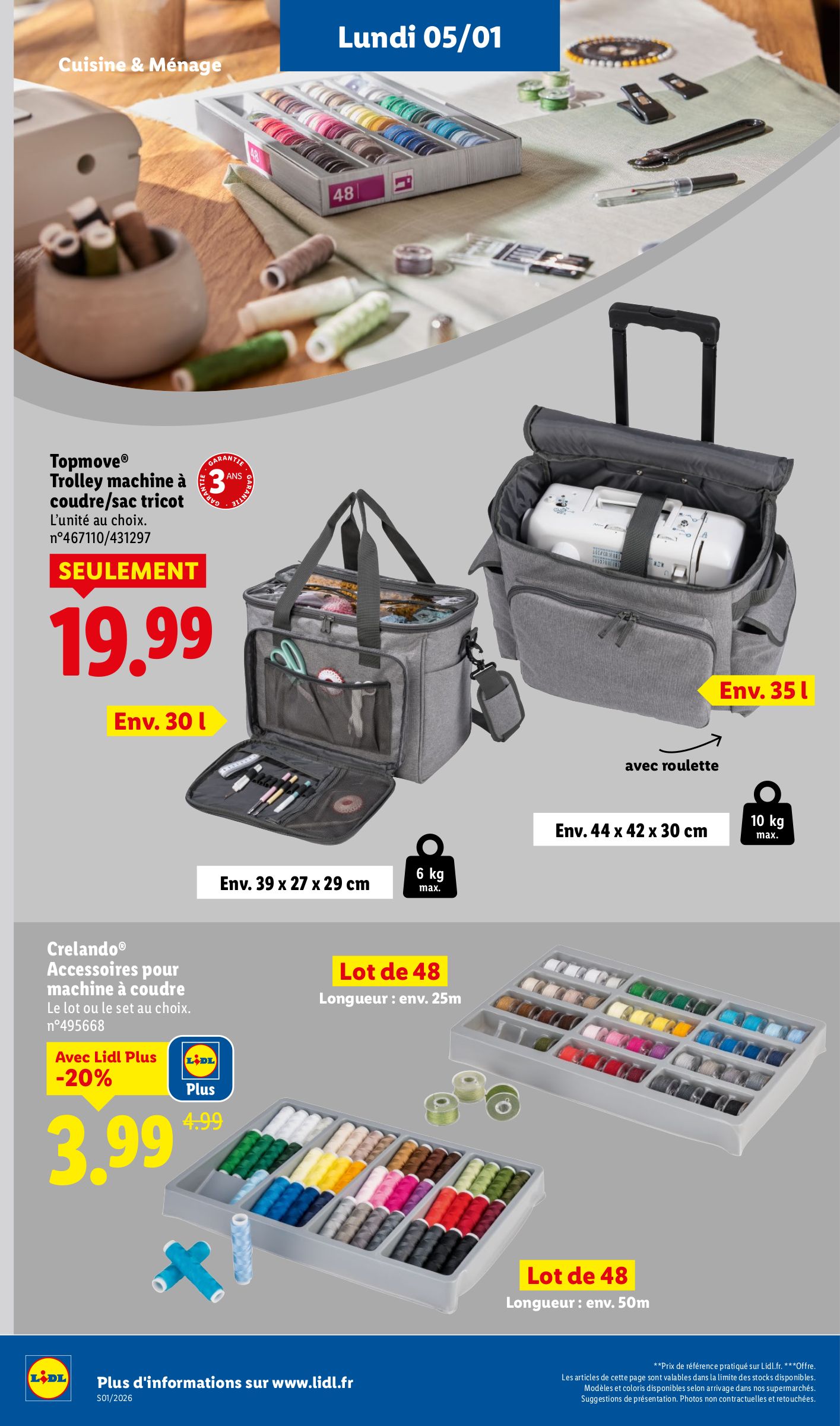 lidl - Catalogue Lidl - Les bonnes affaires de la semaine valable du 05/01 au 08/01 - page: 2