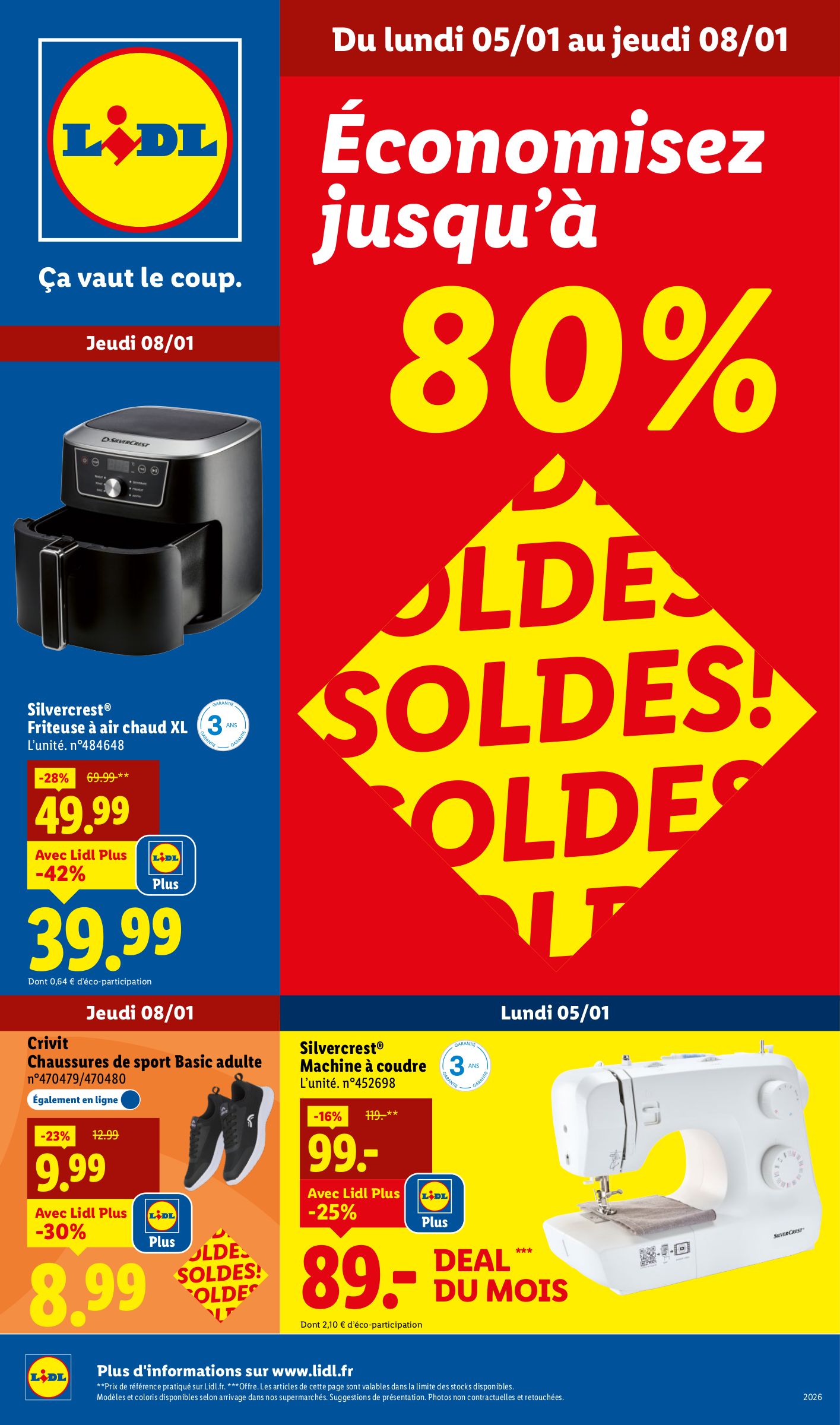 lidl - Catalogue Lidl - Les bonnes affaires de la semaine valable du 05/01 au 08/01