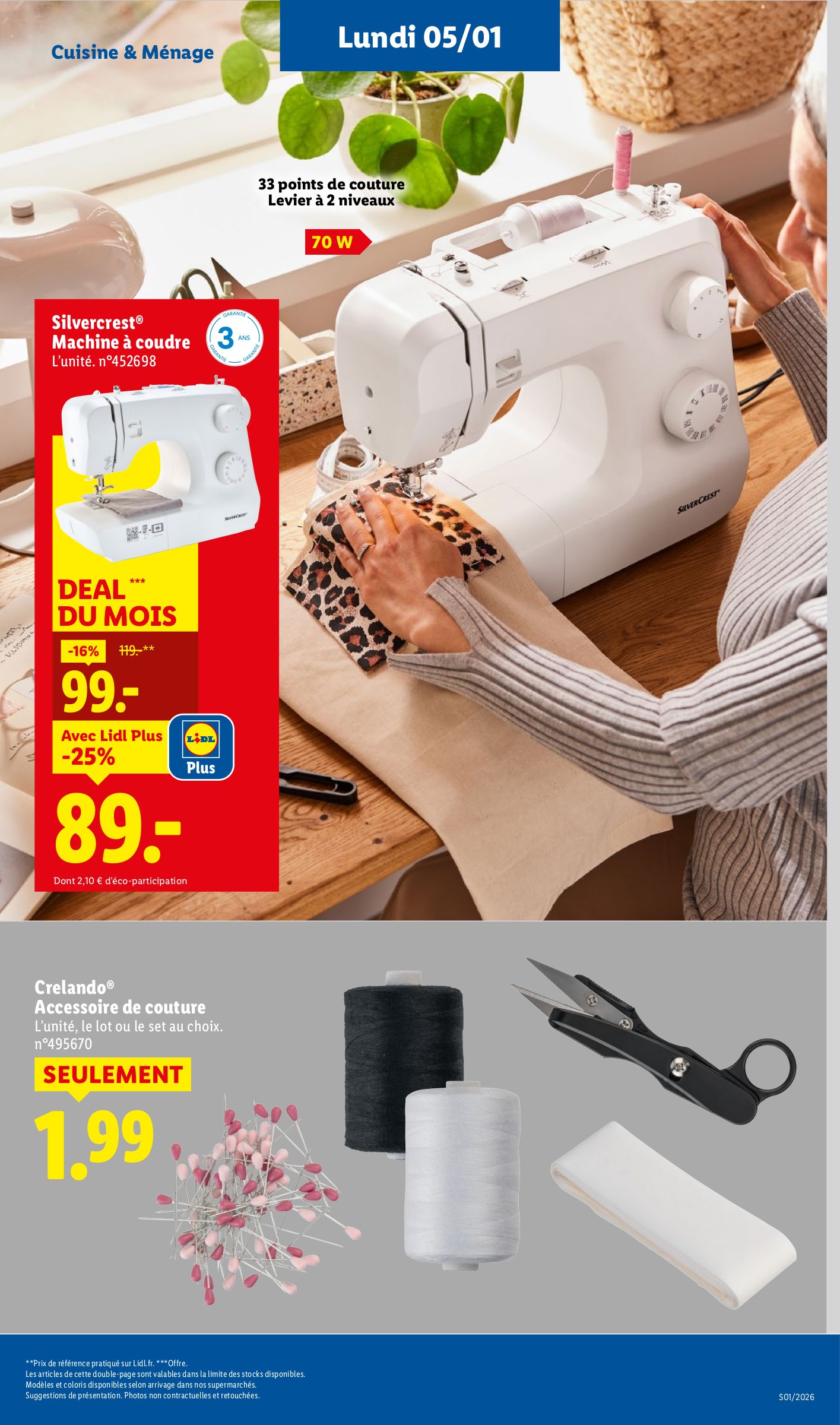lidl - Catalogue Lidl - Les bonnes affaires de la semaine valable du 05/01 au 08/01 - page: 3