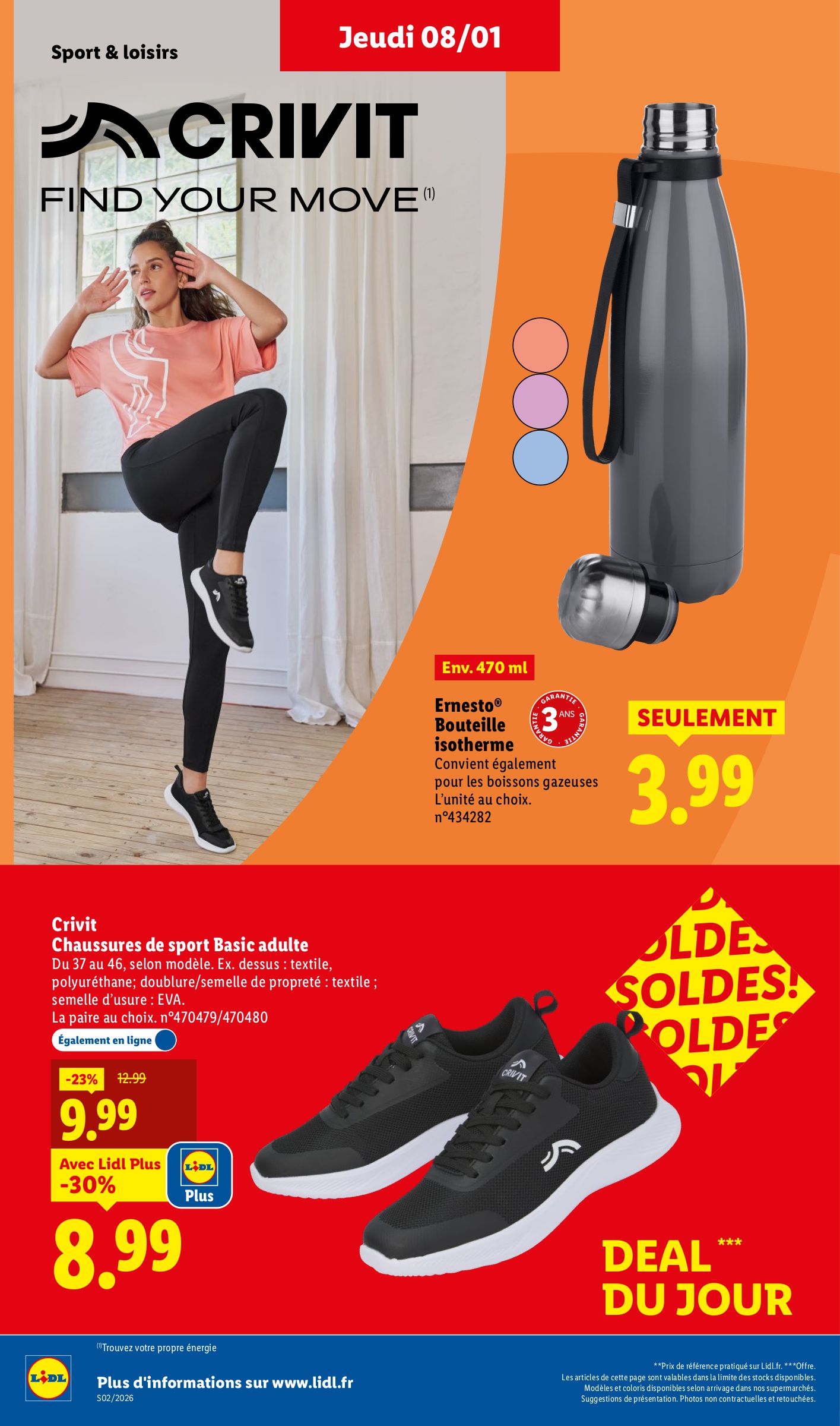 lidl - Catalogue Lidl - Les bonnes affaires de la semaine valable du 08/01 au 12/01 - page: 14