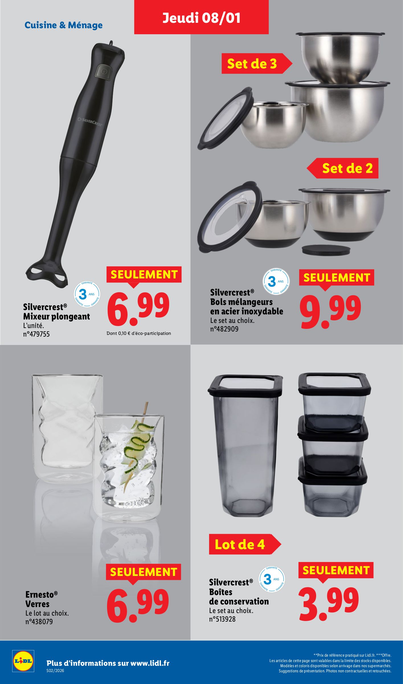 lidl - Catalogue Lidl - Les bonnes affaires de la semaine valable du 08/01 au 12/01 - page: 10