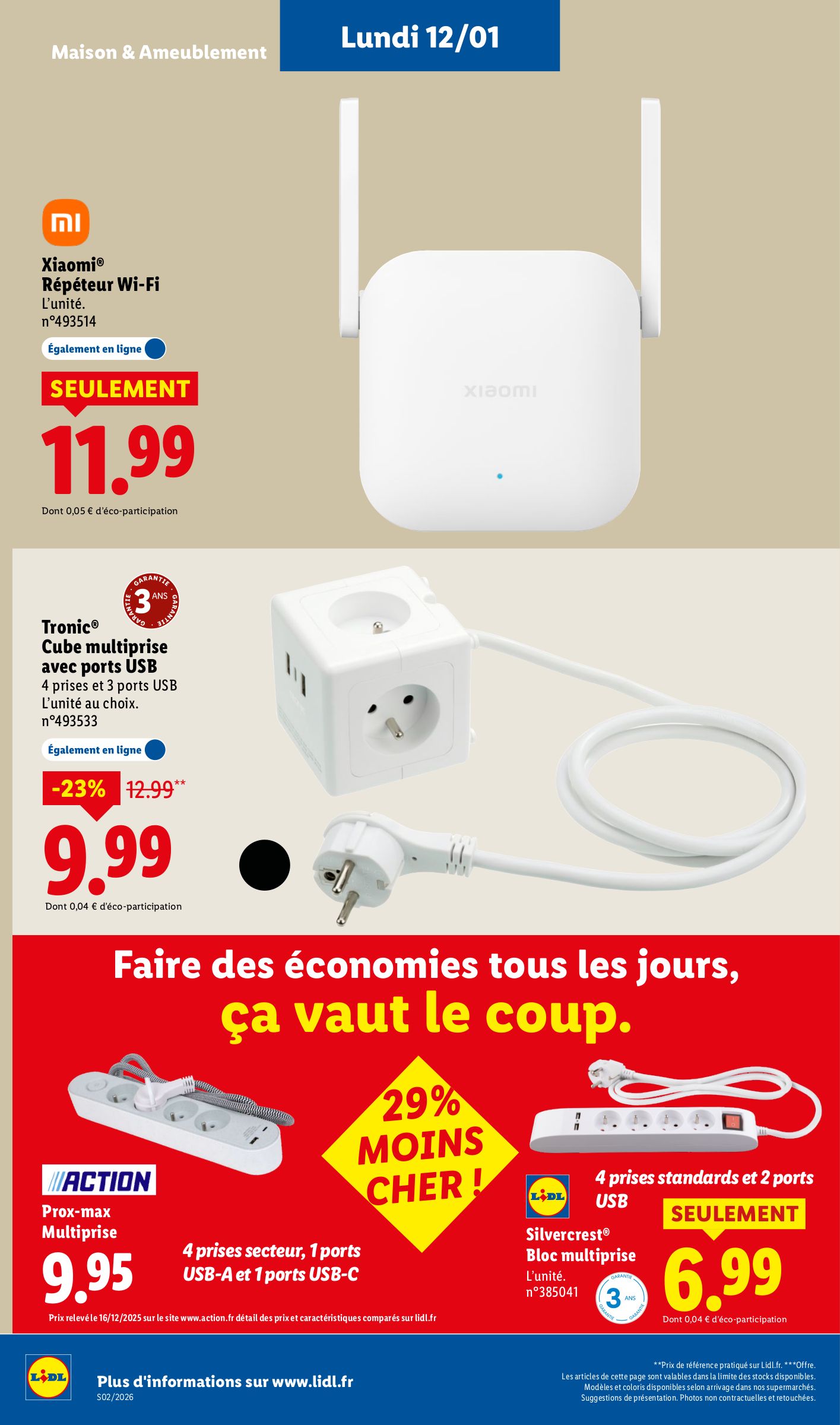 lidl - Catalogue Lidl - Les bonnes affaires de la semaine valable du 08/01 au 12/01 - page: 24