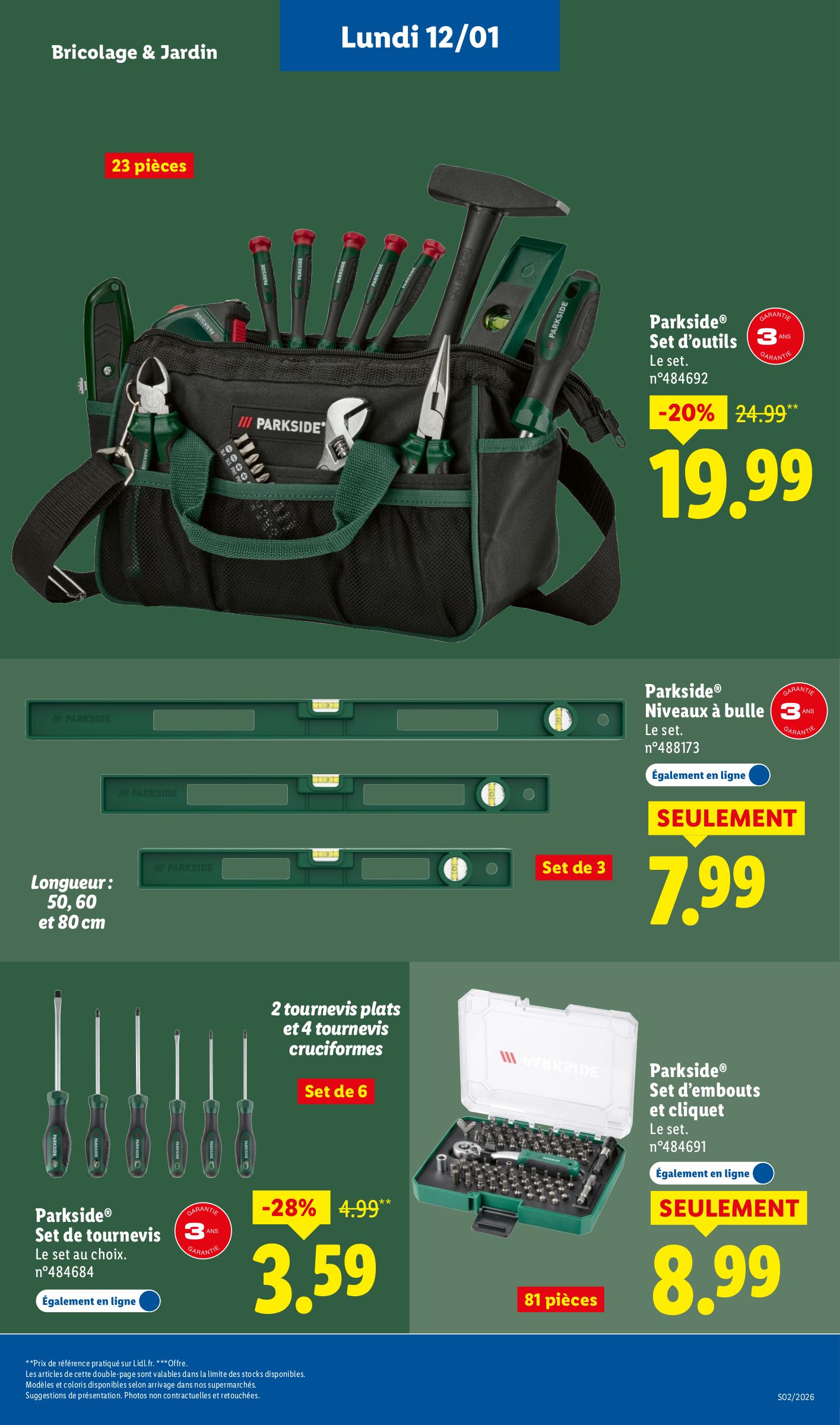 lidl - Catalogue Lidl - Les bonnes affaires de la semaine valable du 08/01 au 12/01 - page: 31