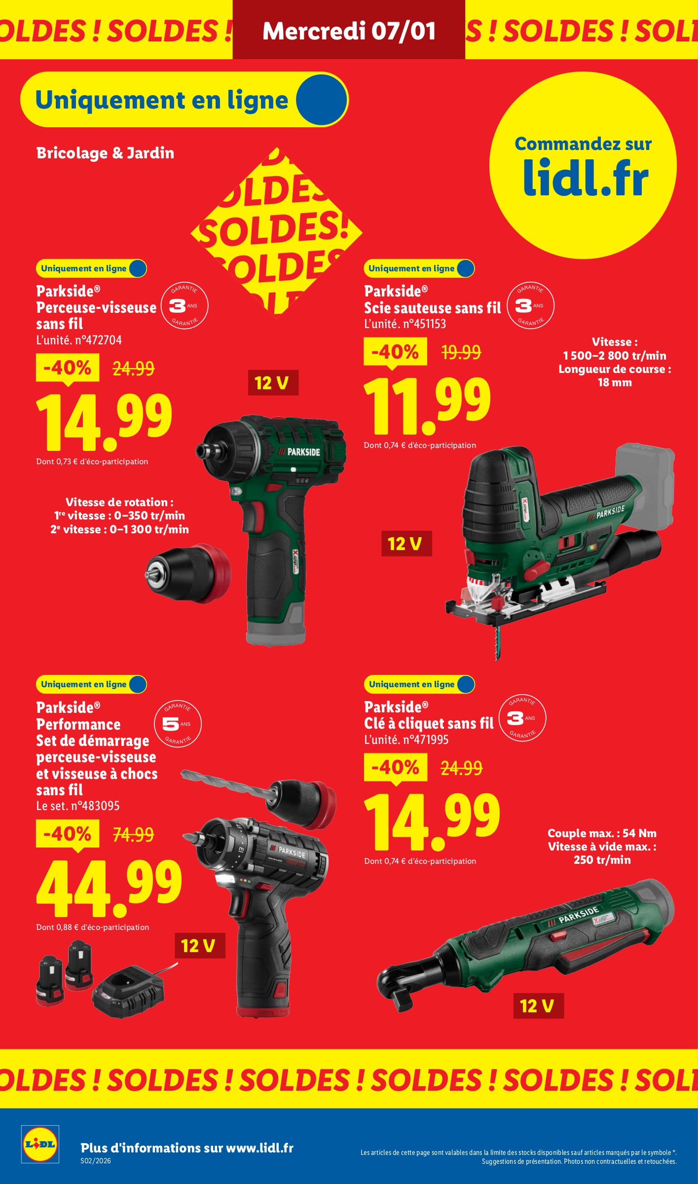 lidl - Catalogue Lidl - Exclu Web valable du 05/01 au 08/01 - page: 8