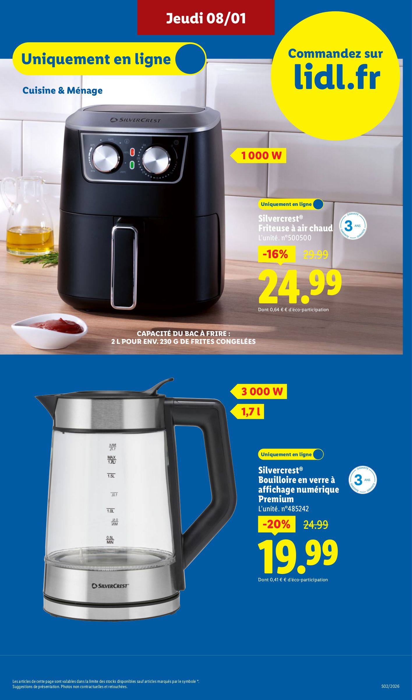 lidl - Catalogue Lidl - Exclu Web valable du 05/01 au 08/01 - page: 21