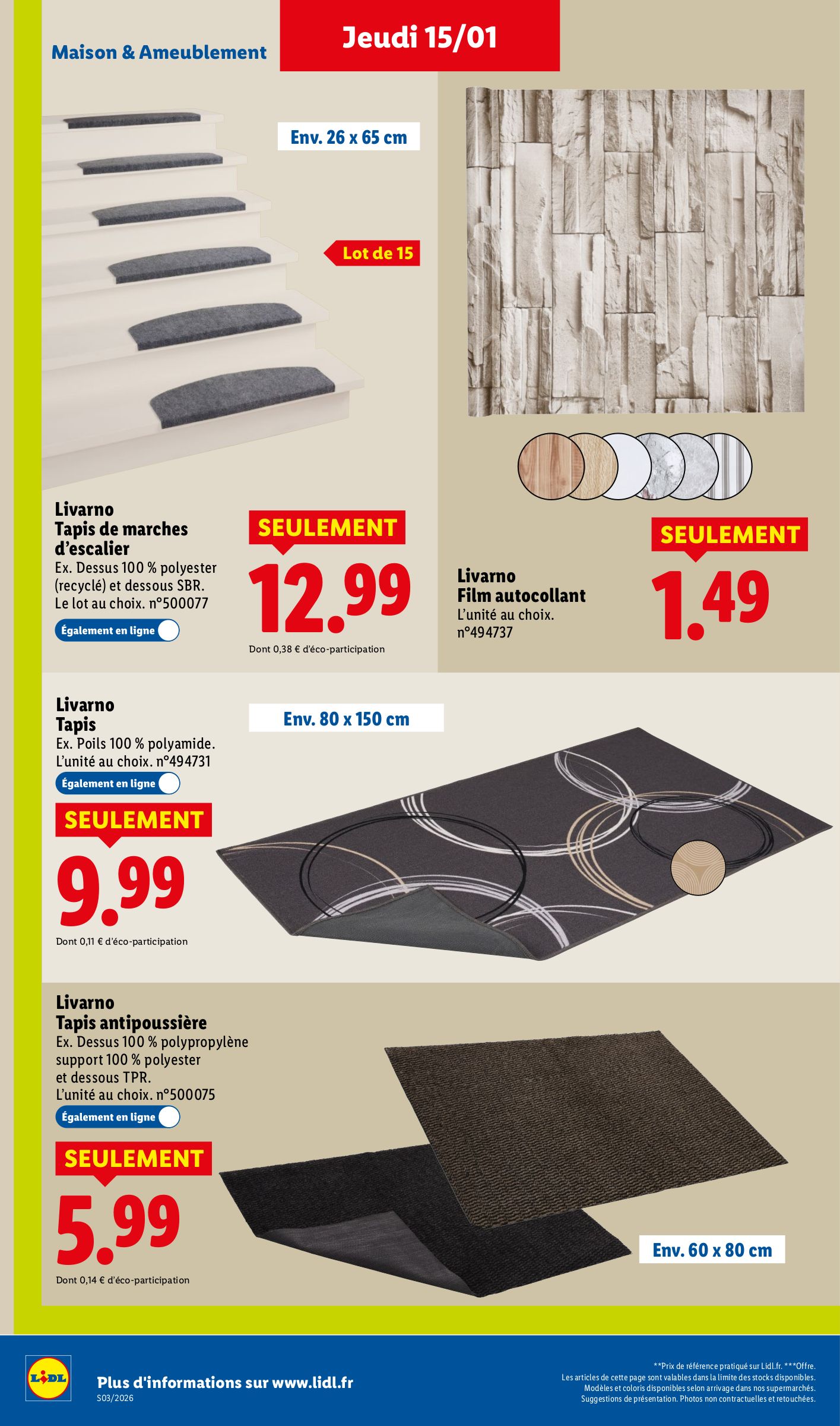 lidl - Catalogue Lidl valable du 15/01 au 21/01 - page: 44