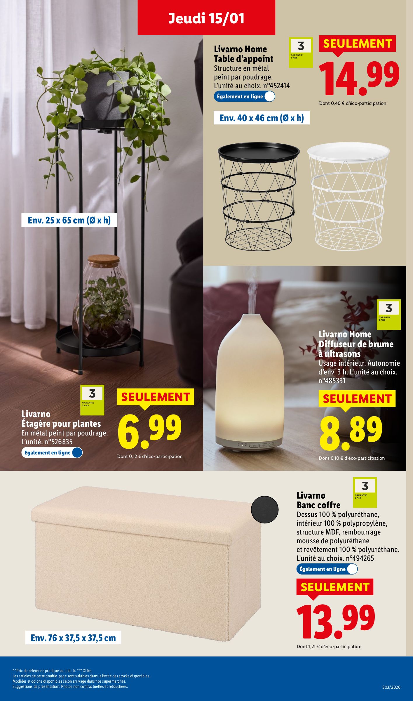 lidl - Catalogue Lidl valable du 15/01 au 21/01 - page: 45