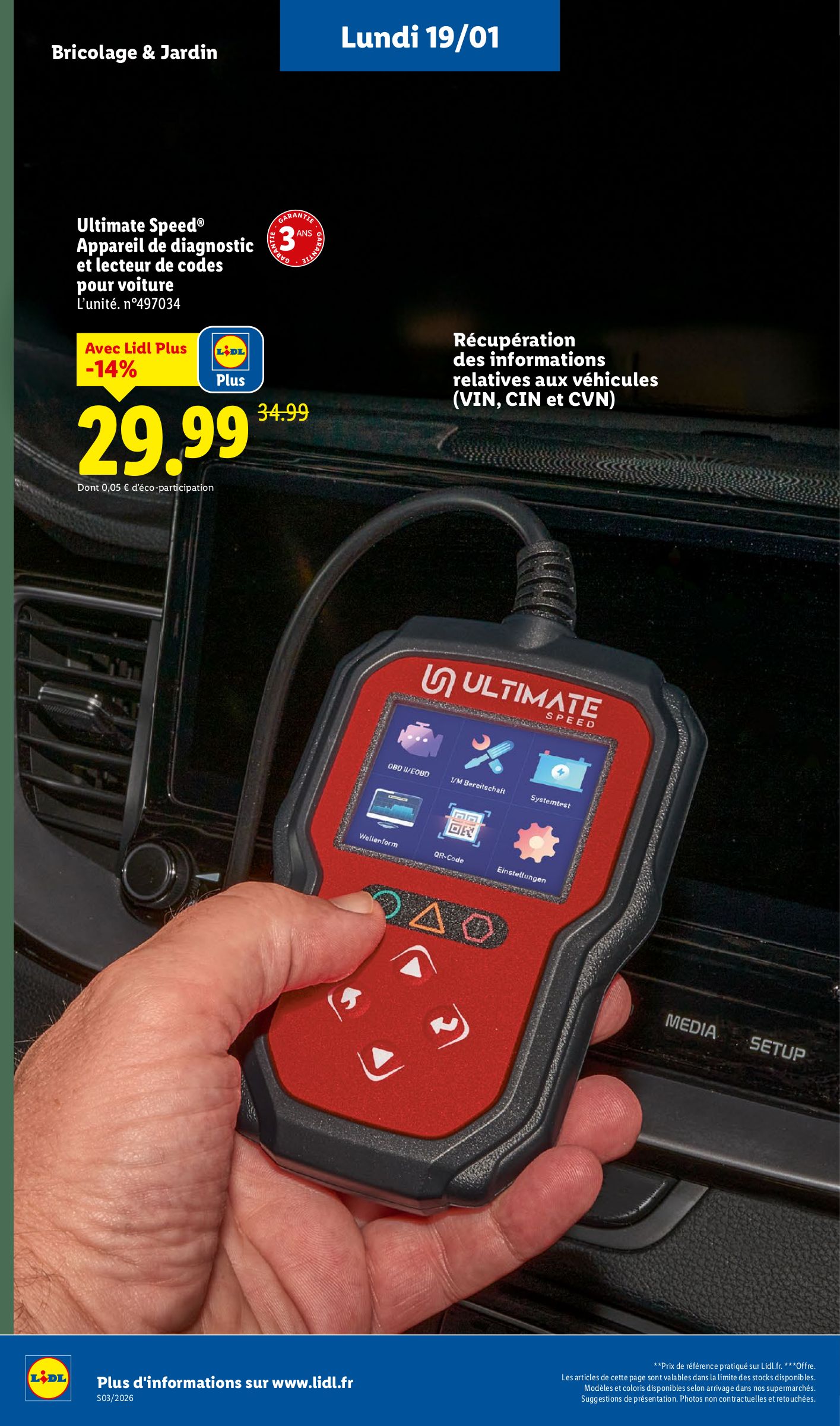 lidl - Catalogue Lidl valable du 15/01 au 21/01 - page: 50