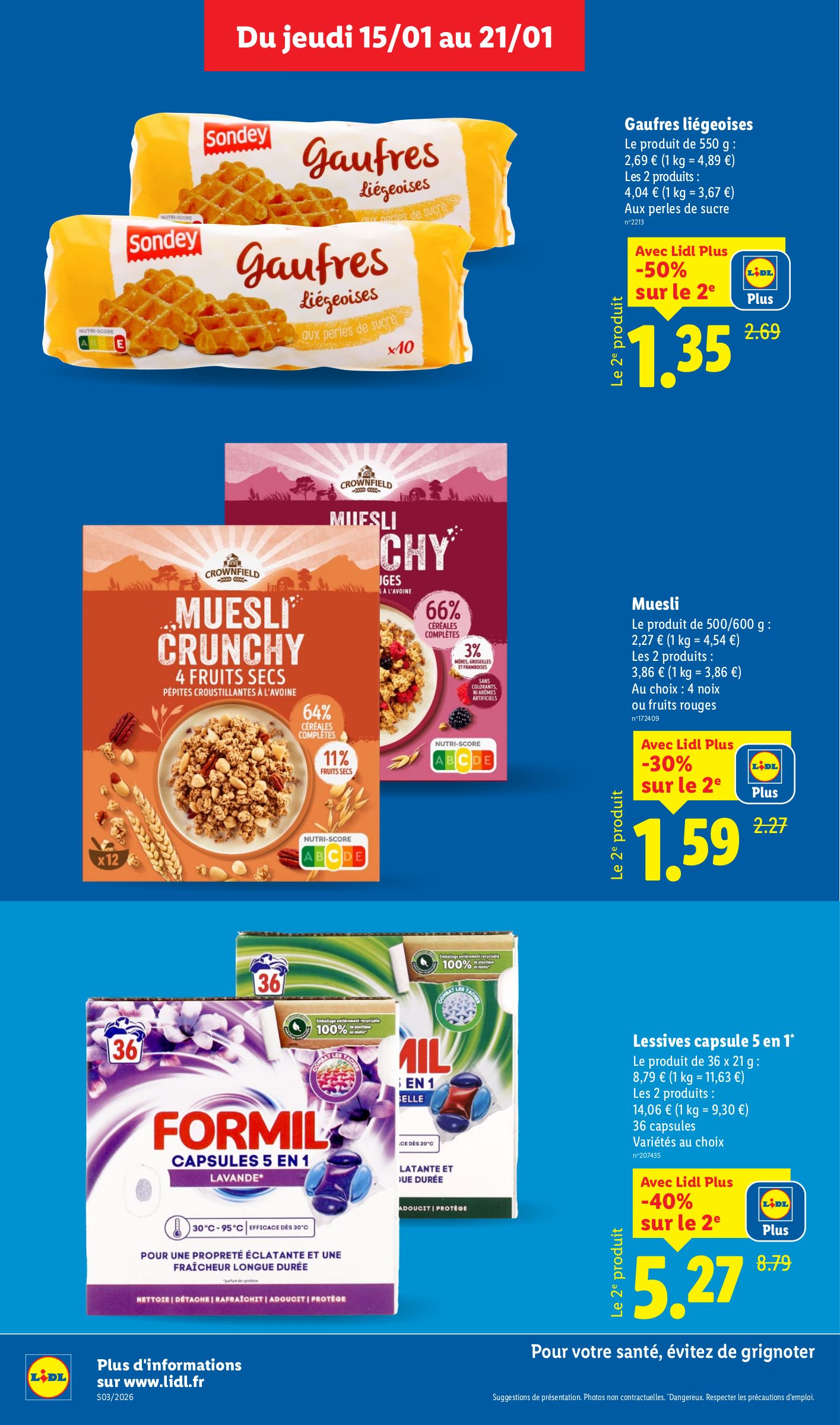 lidl - Catalogue Lidl valable du 15/01 au 21/01 - page: 12