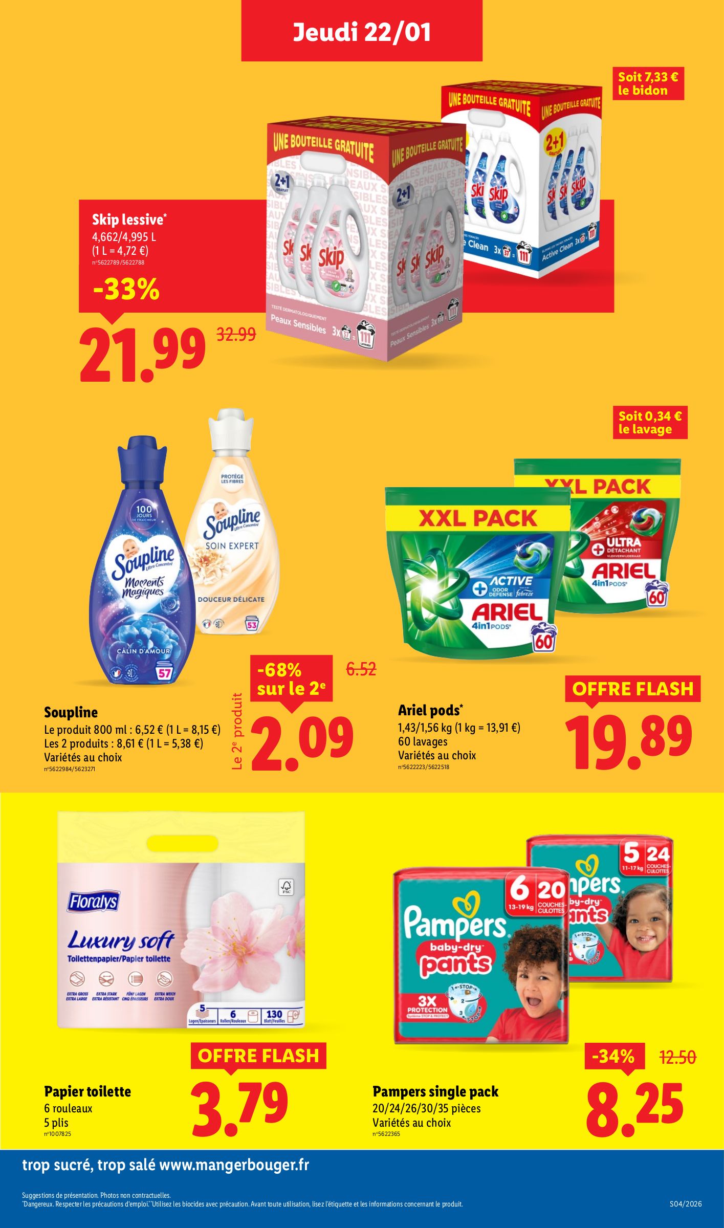 lidl - Catalogue Lidl valable du 22/01 au 28/01 - page: 21