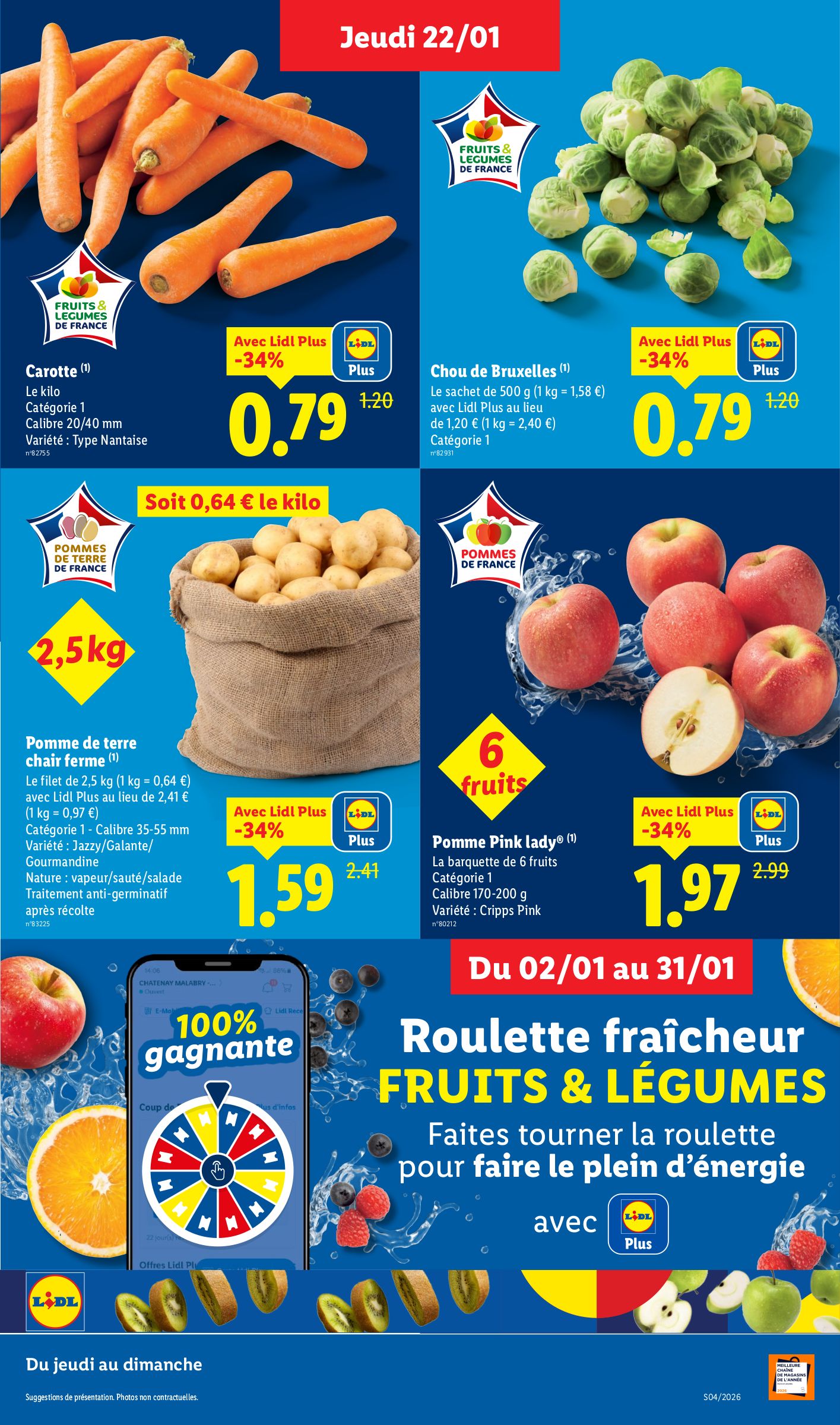 lidl - Catalogue Lidl valable du 22/01 au 28/01 - page: 3