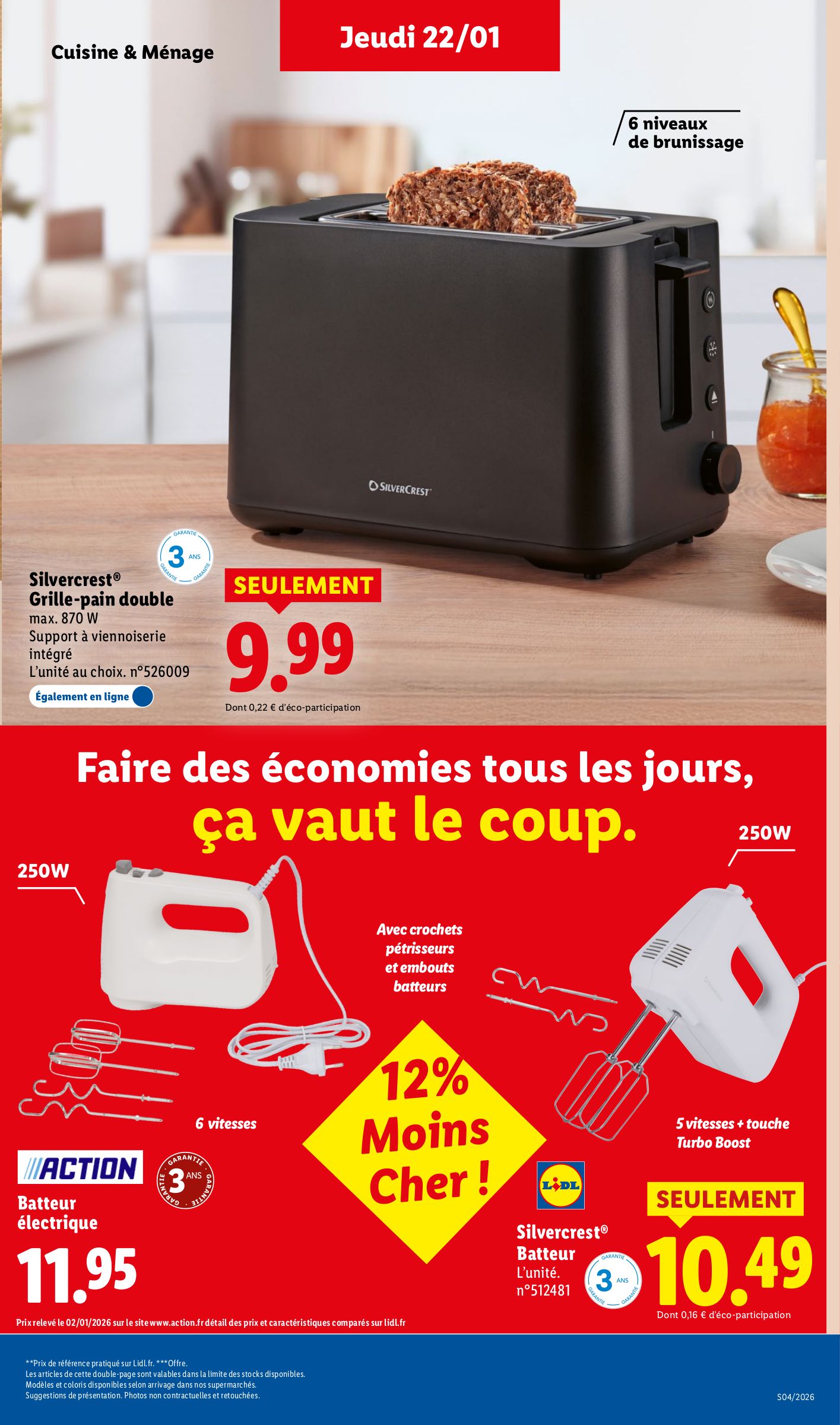 lidl - Catalogue Lidl valable du 22/01 au 28/01 - page: 39