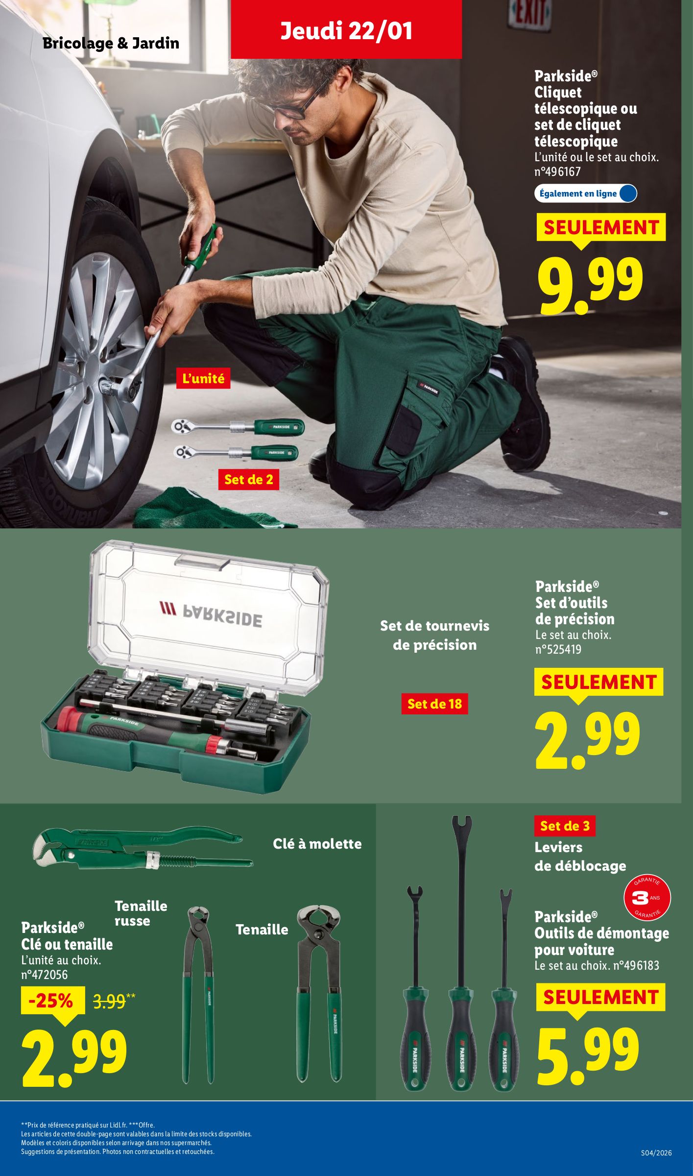 lidl - Catalogue Lidl valable du 22/01 au 28/01 - page: 47