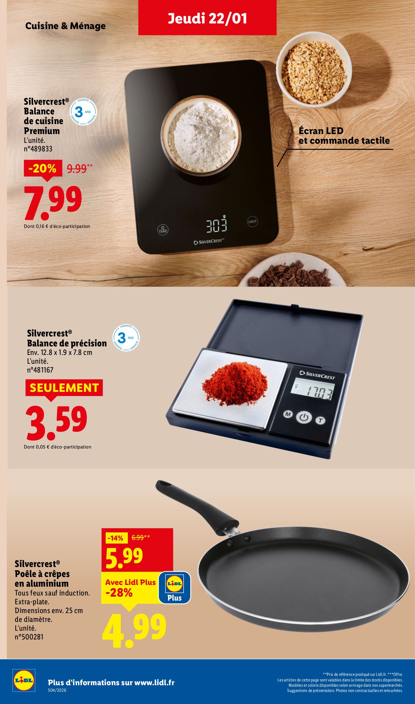 lidl - Catalogue Lidl - Les pépites de la semaine valable du 19/01 au 22/01 - page: 24