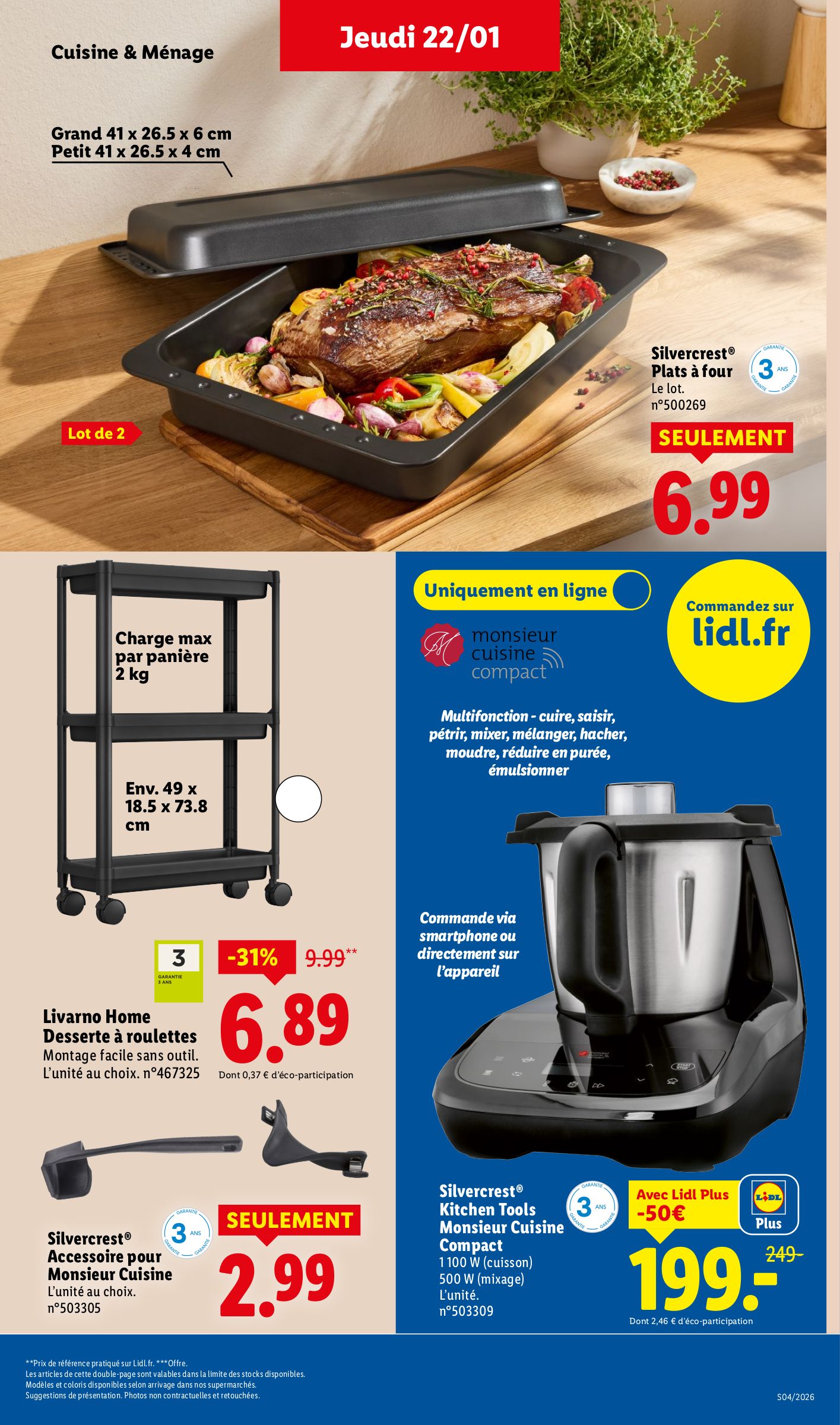 lidl - Catalogue Lidl - Les bonnes affaires de la semaine valable du 22/01 au 26/01 - page: 5