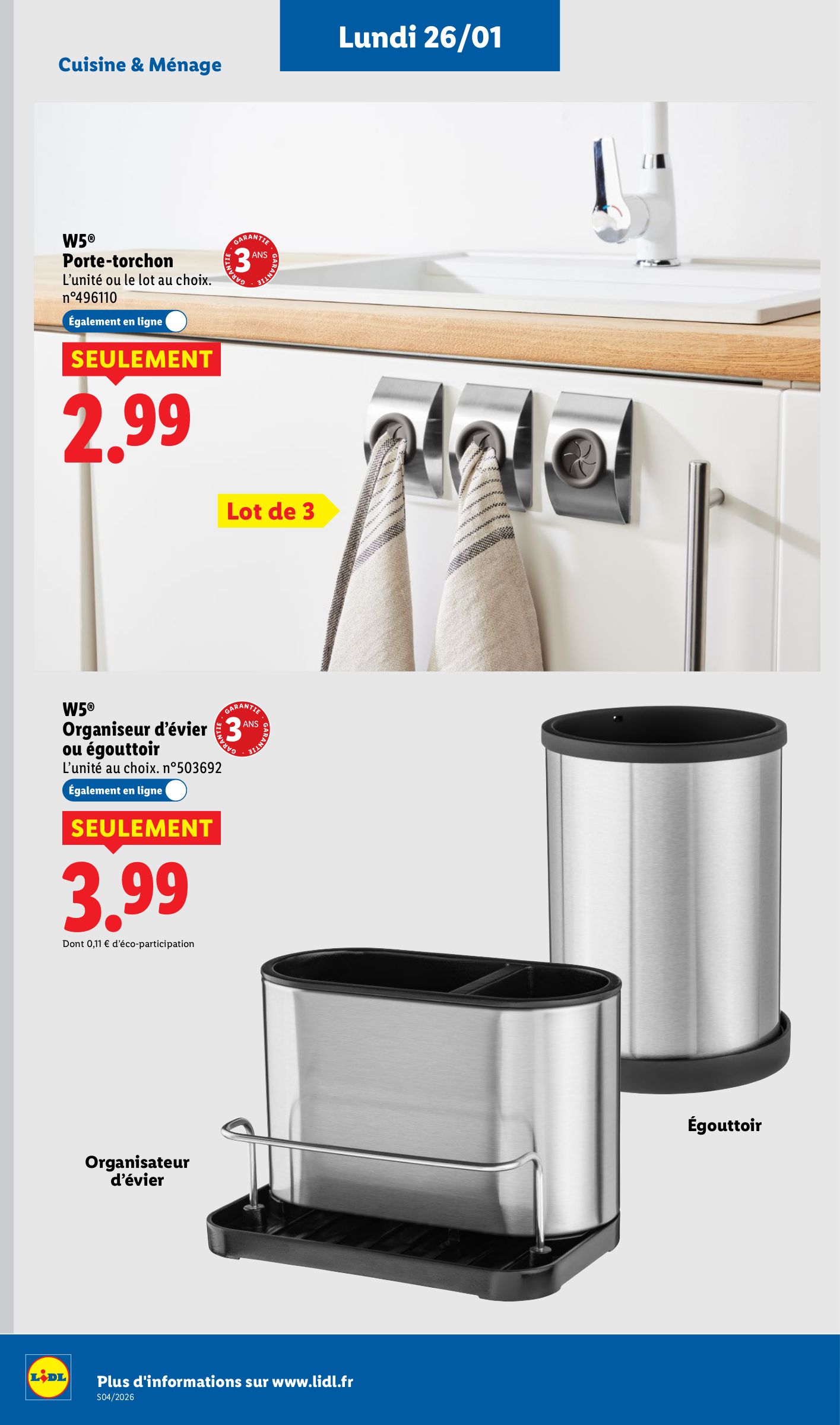 lidl - Catalogue Lidl - Les bonnes affaires de la semaine valable du 22/01 au 26/01 - page: 34