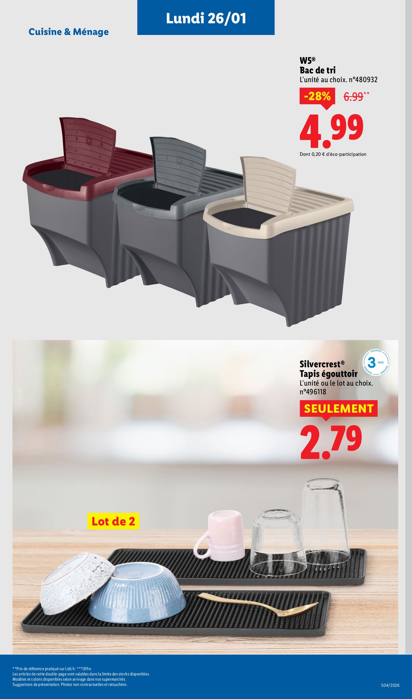 lidl - Catalogue Lidl - Les bonnes affaires de la semaine valable du 22/01 au 26/01 - page: 35