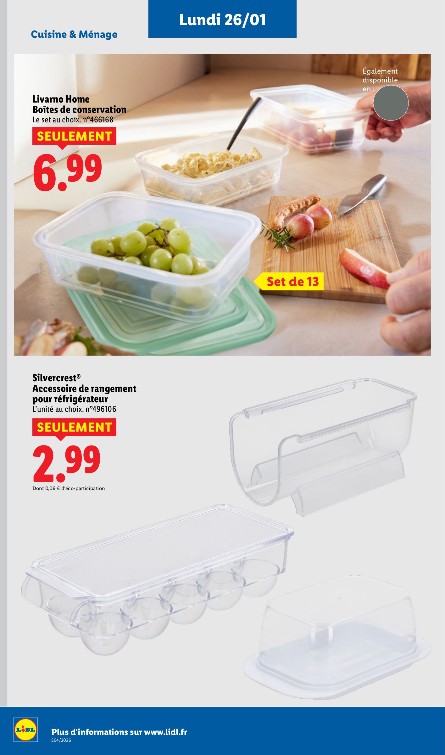 lidl - Catalogue Lidl - Les bonnes affaires de la semaine valable du 22/01 au 26/01 - page: 32