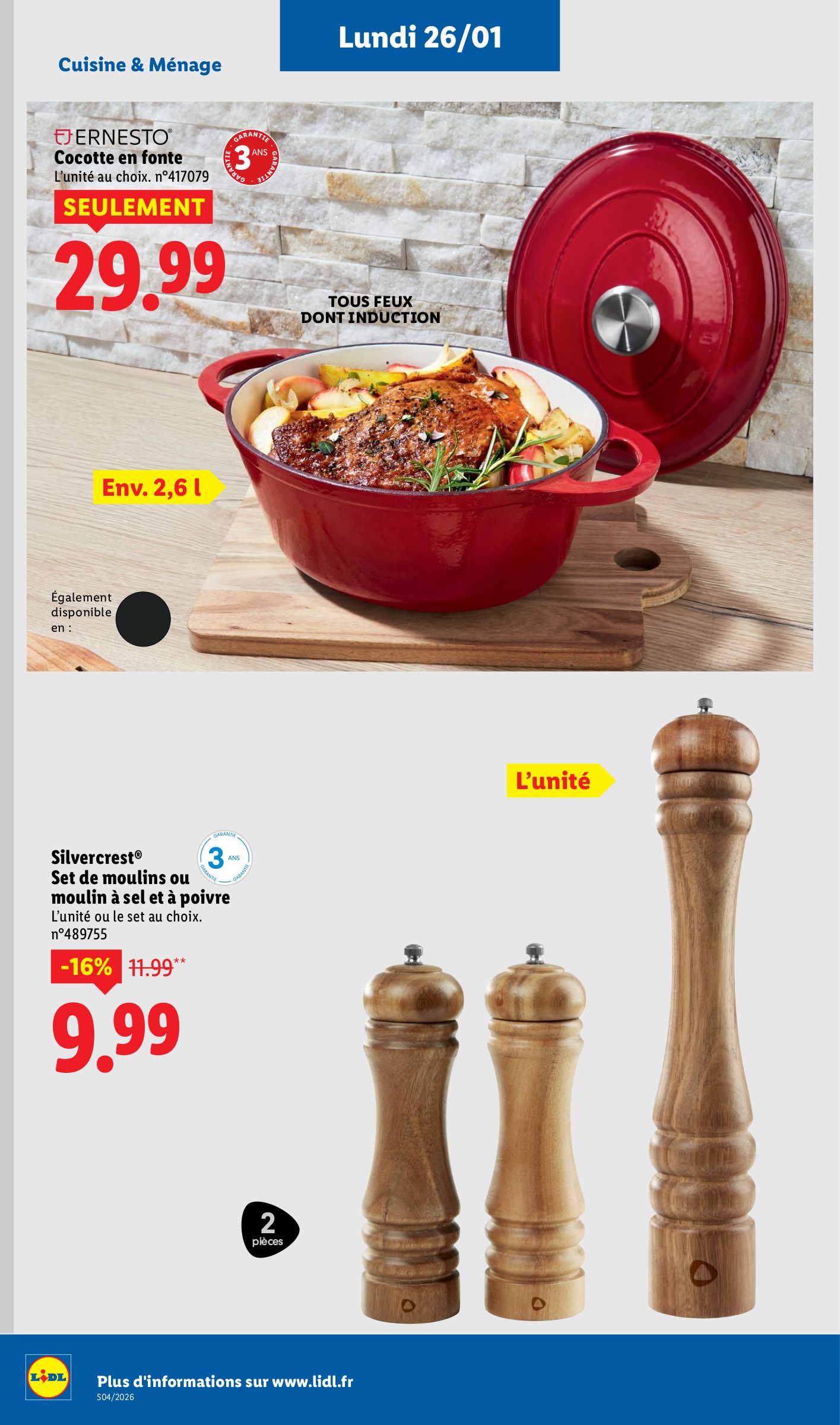 lidl - Catalogue Lidl - Les bonnes affaires de la semaine valable du 22/01 au 26/01 - page: 30