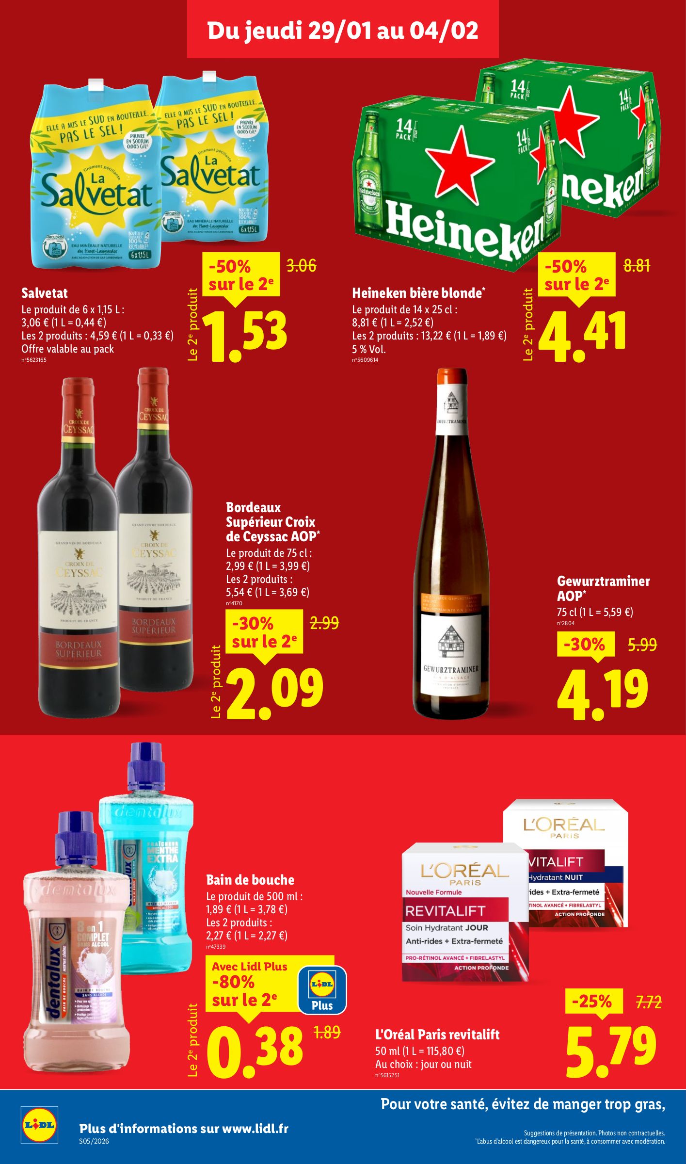 lidl - Catalogue Lidl - Les promos de la semaine valable du 29/01 au 04/02 - page: 14