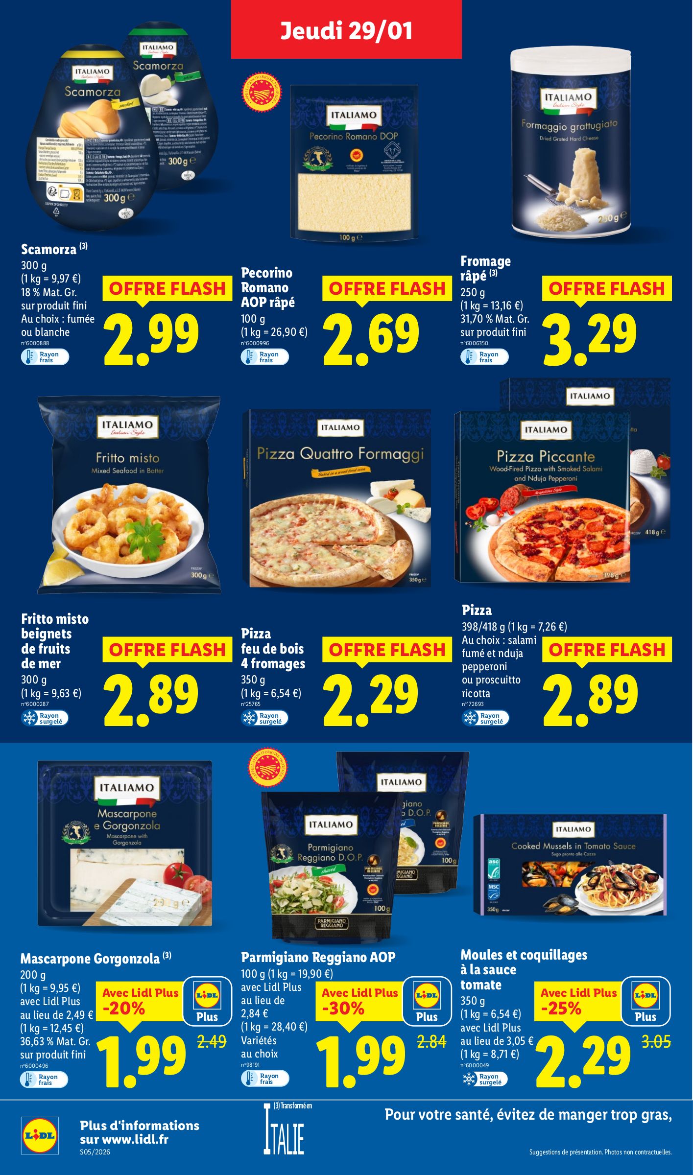 lidl - Catalogue Lidl - Les promos de la semaine valable du 29/01 au 04/02 - page: 22