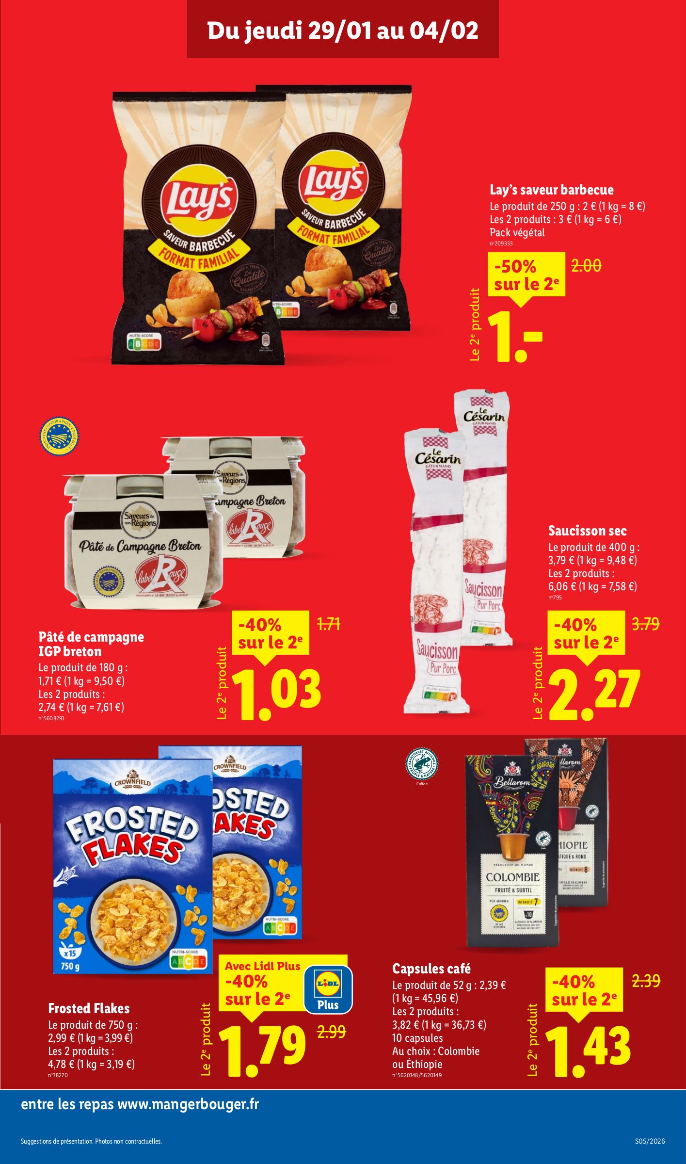 lidl - Catalogue Lidl - Les promos de la semaine valable du 29/01 au 04/02 - page: 13