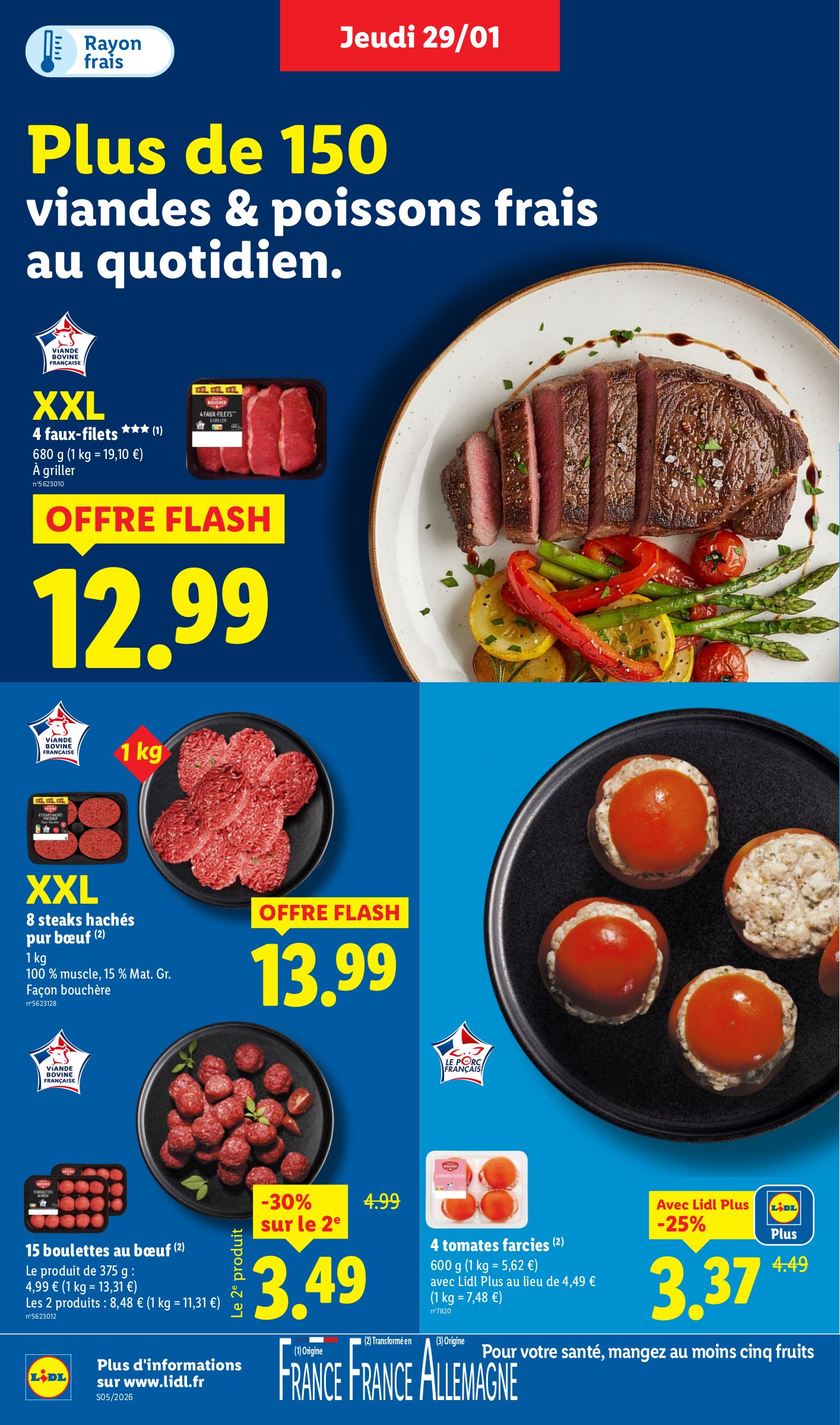 lidl - Catalogue Lidl - Les promos de la semaine valable du 29/01 au 04/02 - page: 4