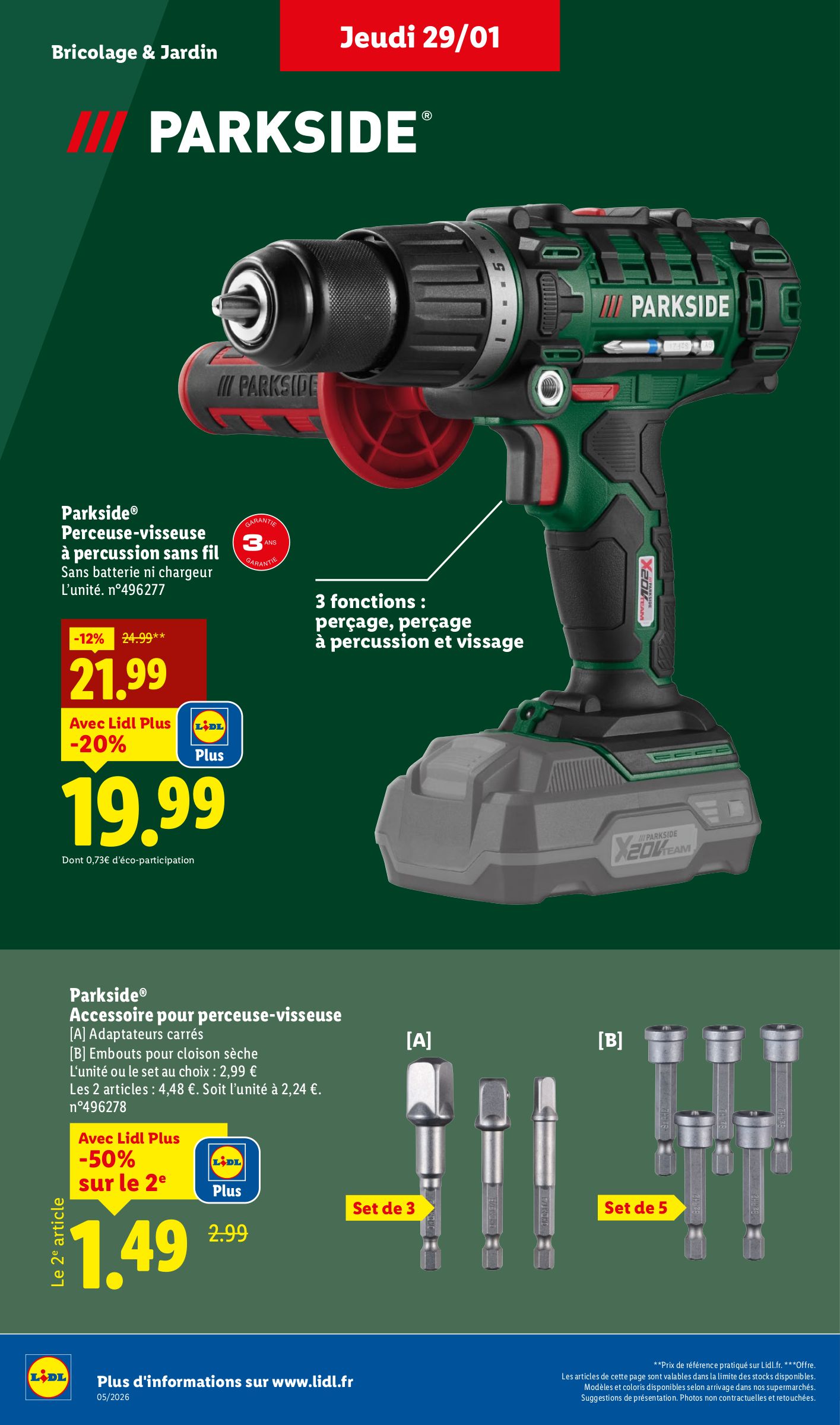 lidl - Catalogue Lidl - Les promos de la semaine valable du 29/01 au 04/02 - page: 42