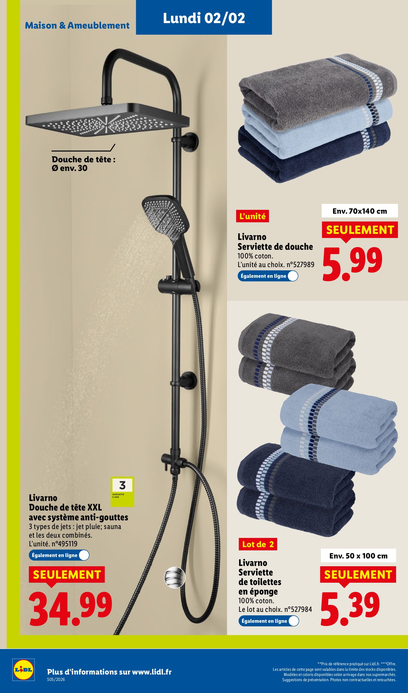 lidl - Catalogue Lidl - Les promos de la semaine valable du 29/01 au 04/02 - page: 62