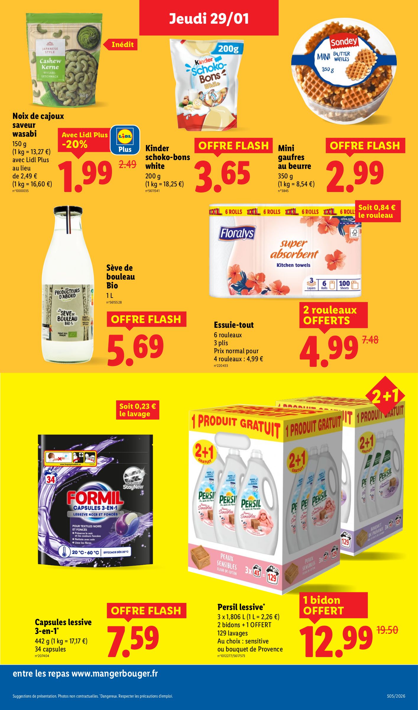 lidl - Catalogue Lidl - Les promos de la semaine valable du 29/01 au 04/02 - page: 19