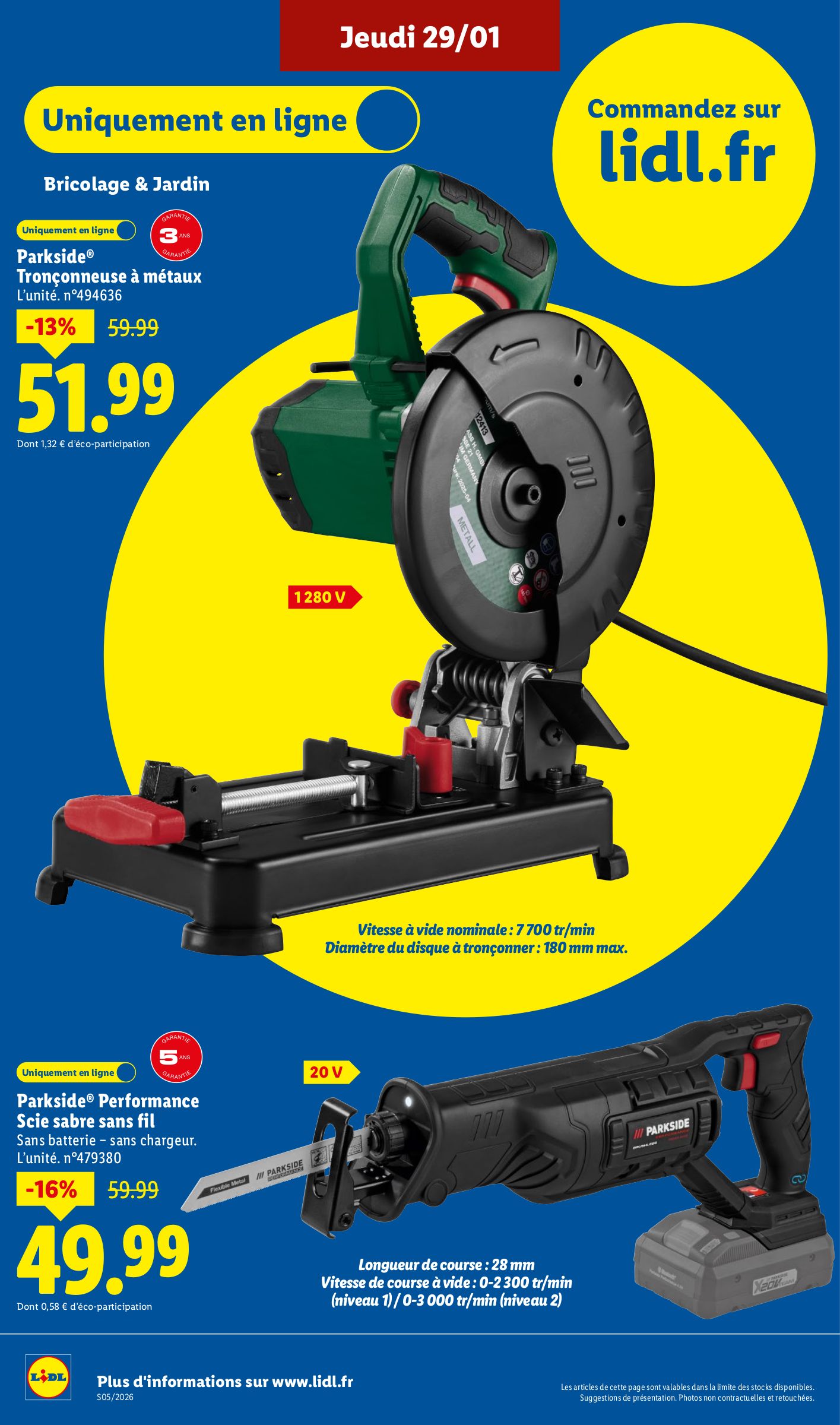 lidl - Catalogue Lidl - Les promos de la semaine valable du 29/01 au 04/02 - page: 48
