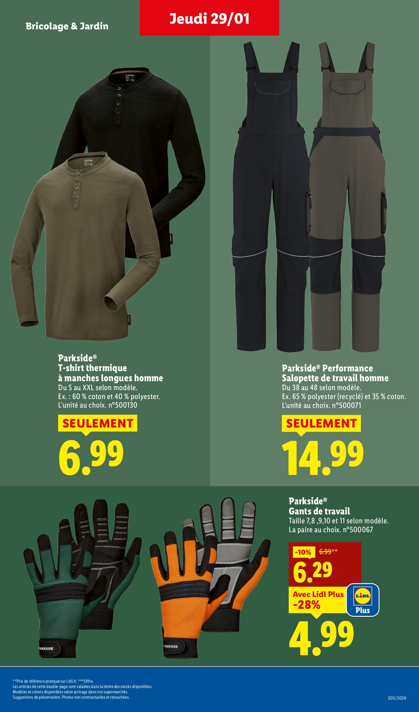 lidl - Catalogue Lidl - Les bonnes affaires de la semaine valable du 29/01 au 02/02 - page: 5