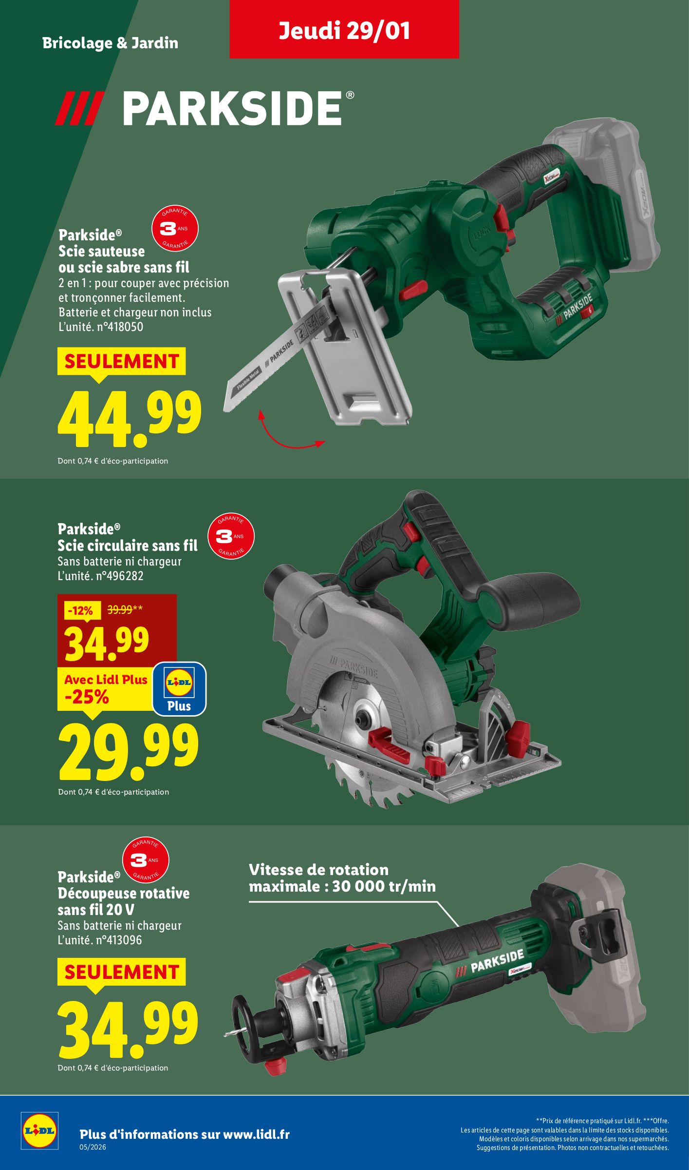 lidl - Catalogue Lidl - Les bonnes affaires de la semaine valable du 29/01 au 02/02 - page: 10