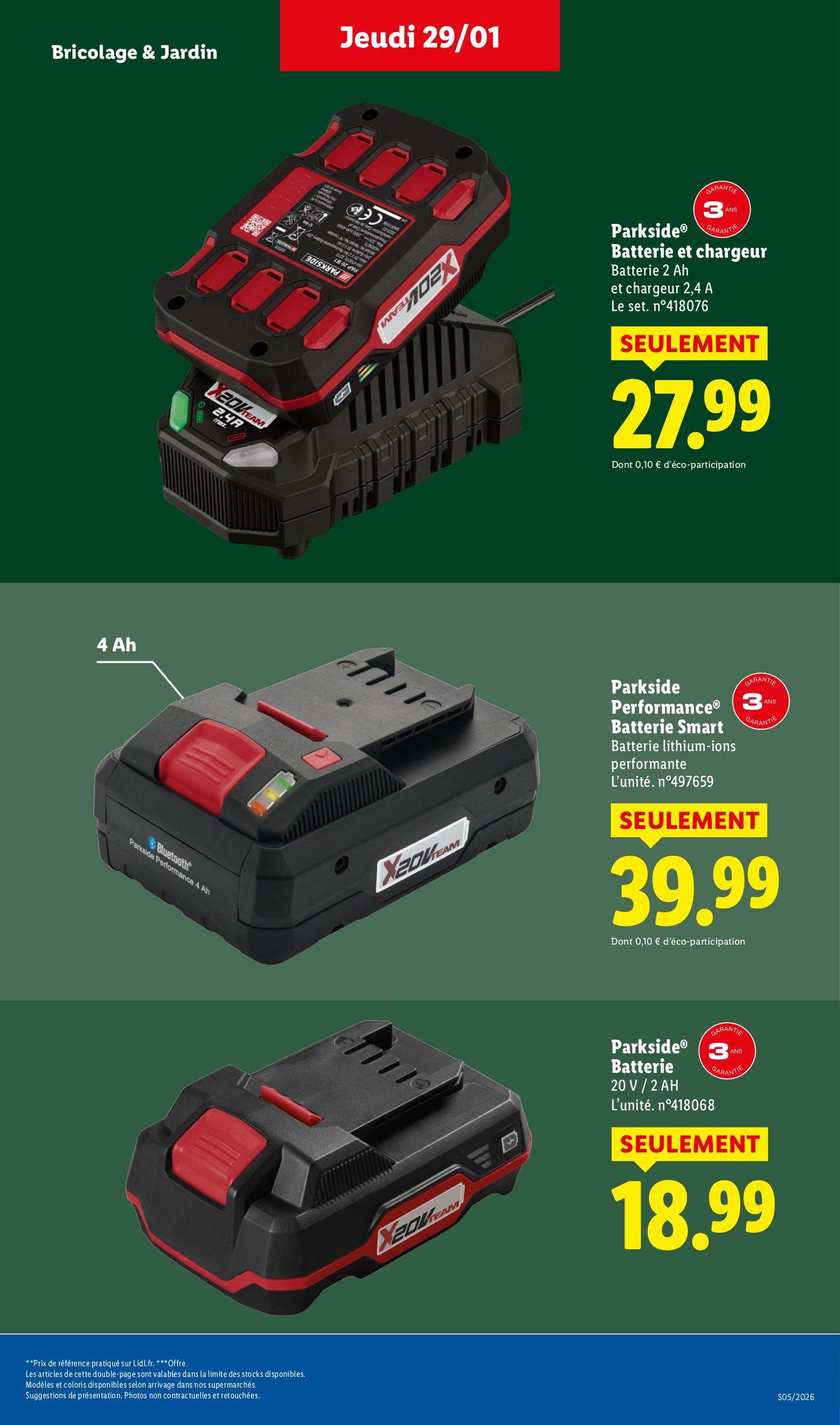 lidl - Catalogue Lidl - Les bonnes affaires de la semaine valable du 29/01 au 02/02 - page: 11